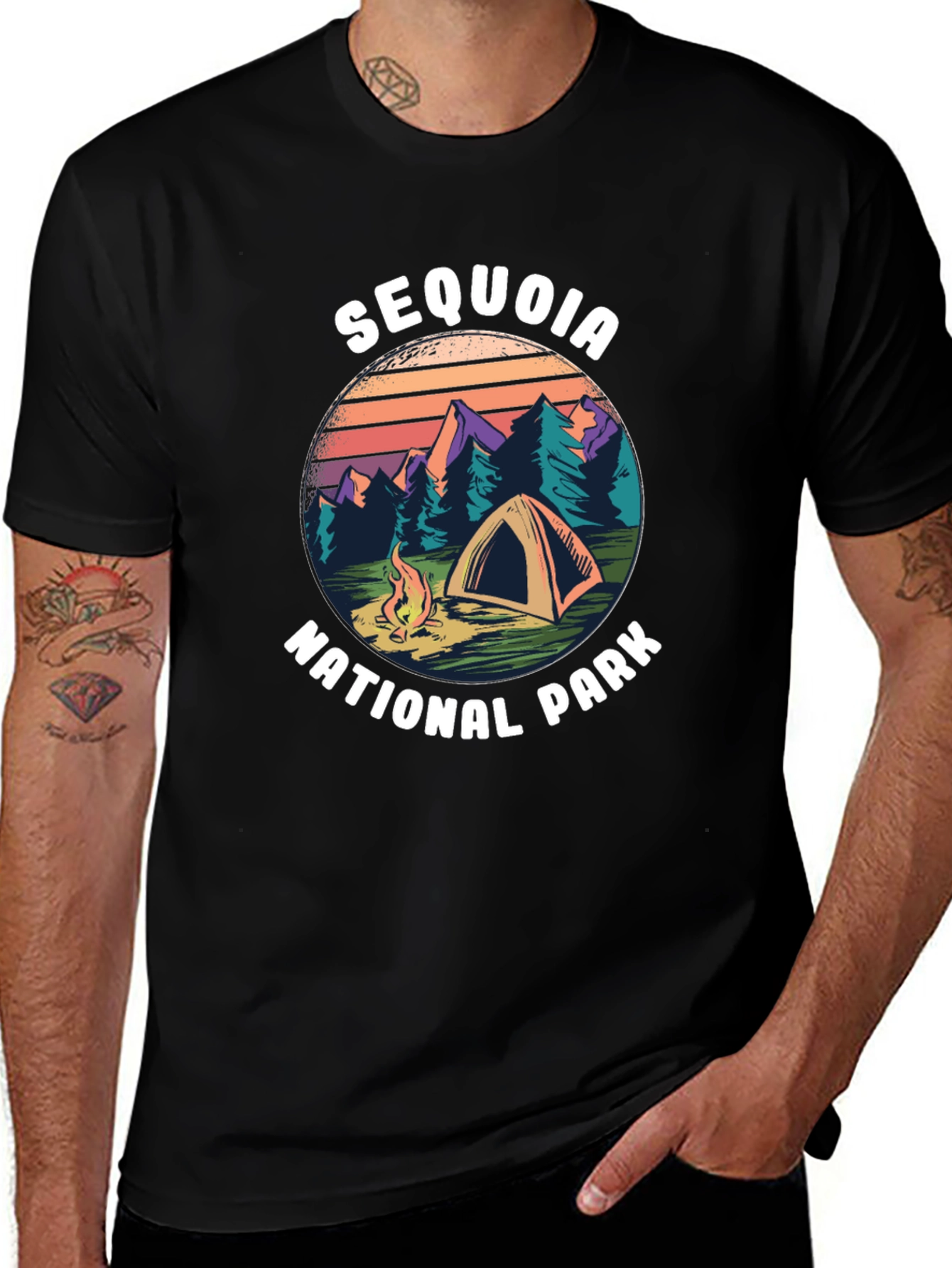 Sequoia National Park Camping T-Shirt
