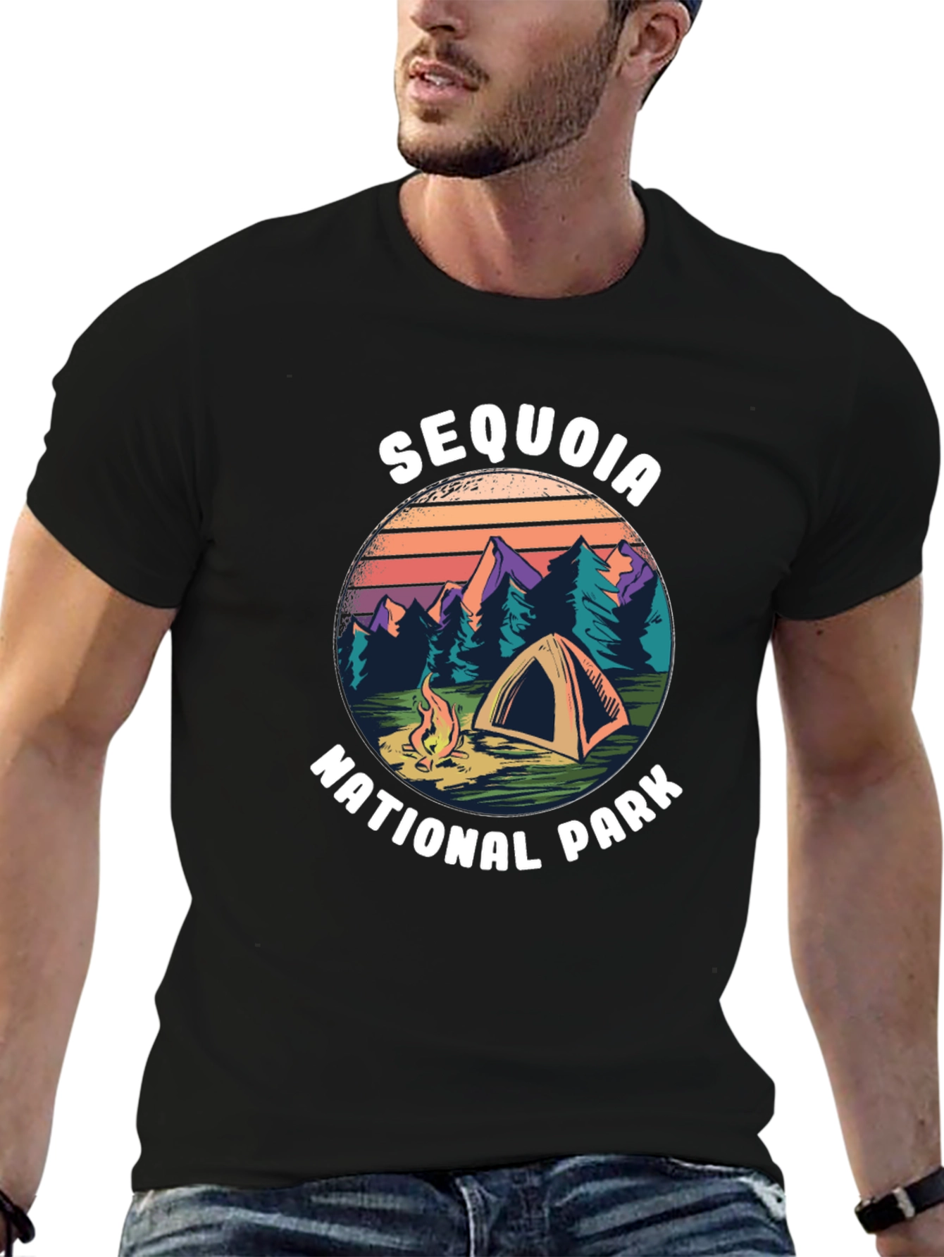 Sequoia National Park Camping T-Shirt