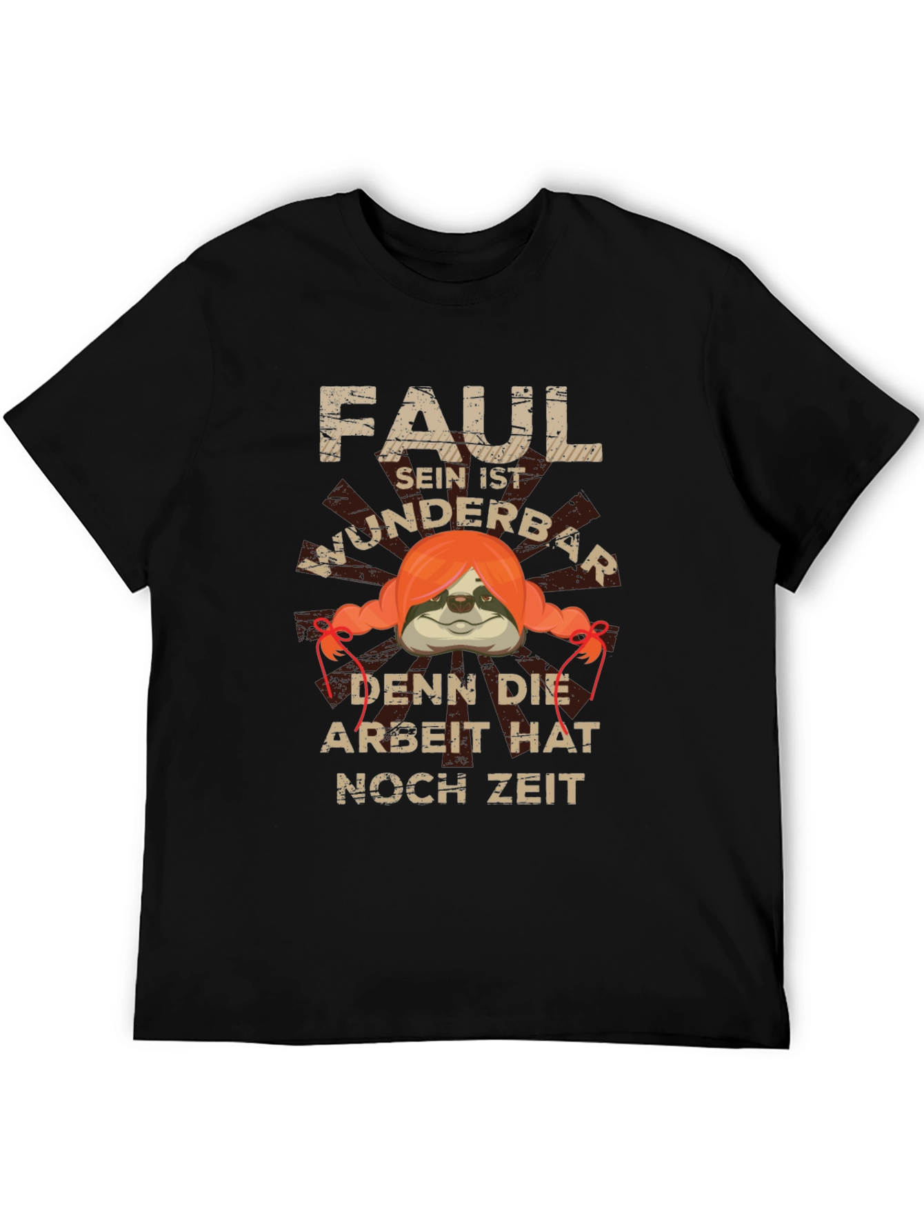 Funny Lazy Sloth Graphic T-Shirt