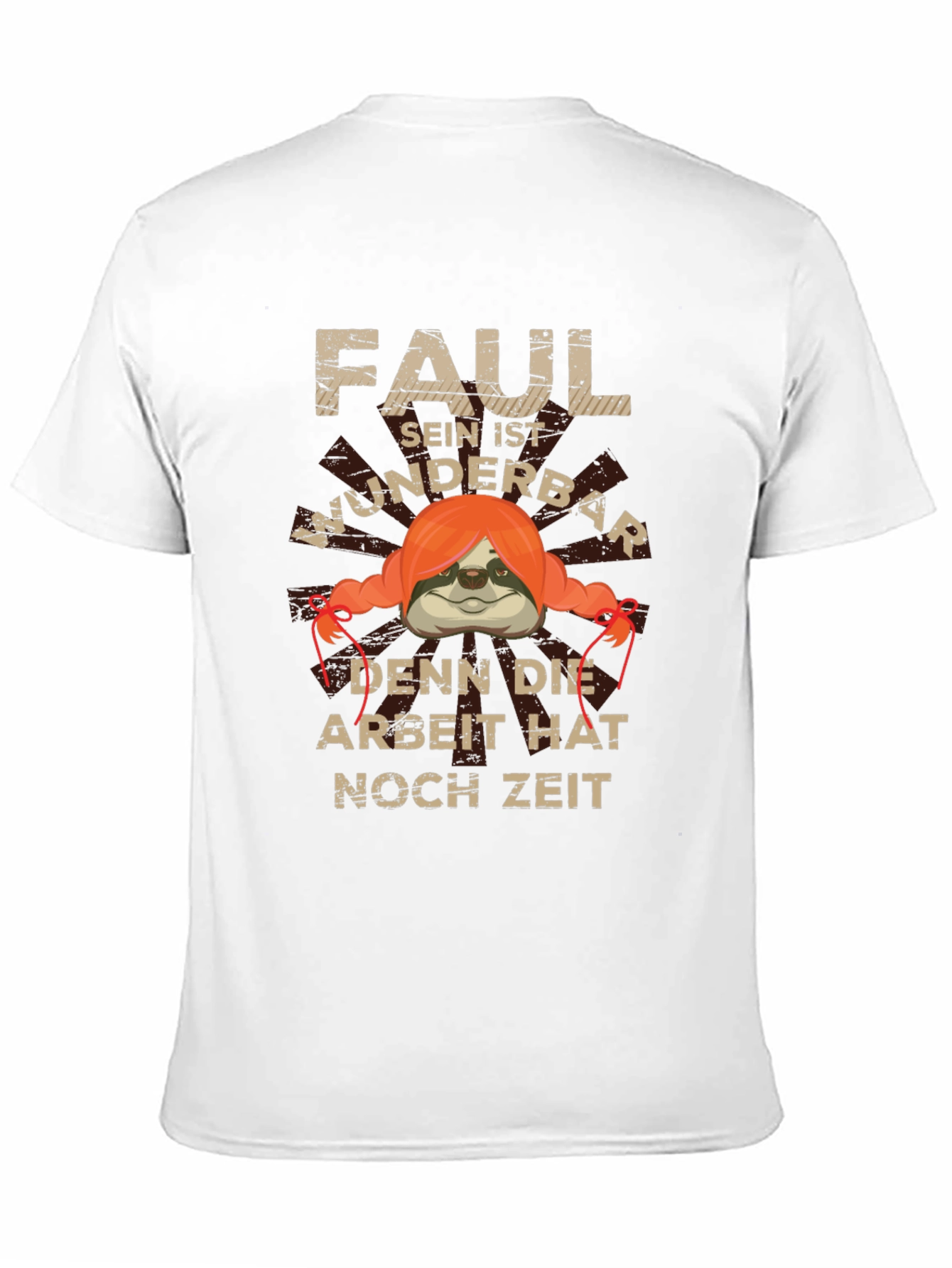 Funny Lazy Sloth Graphic T-Shirt