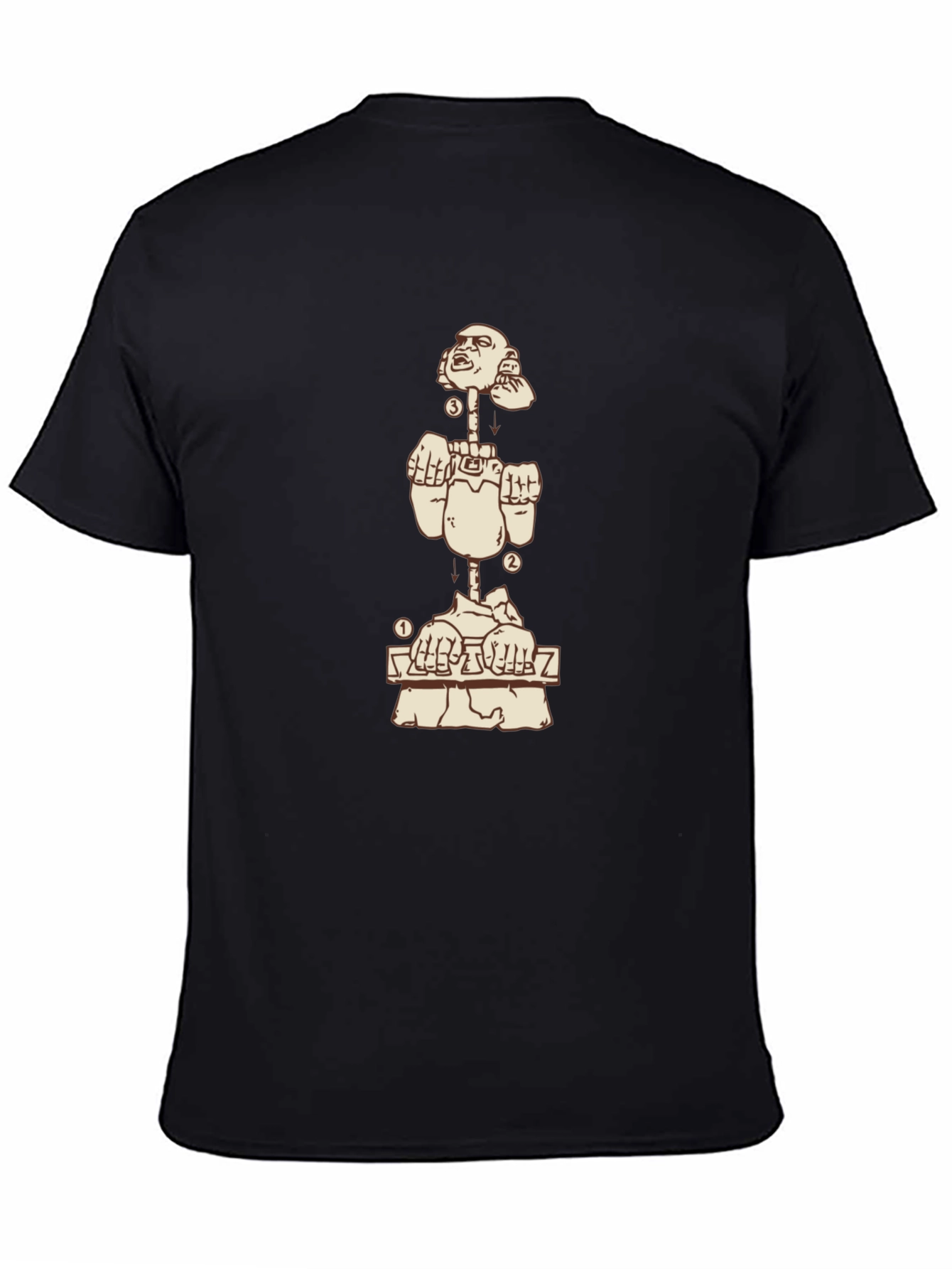 Anatomically-Correct Black T-Shirt