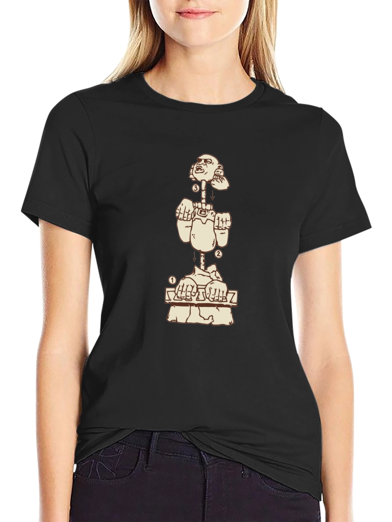 Anatomically-Correct Black T-Shirt