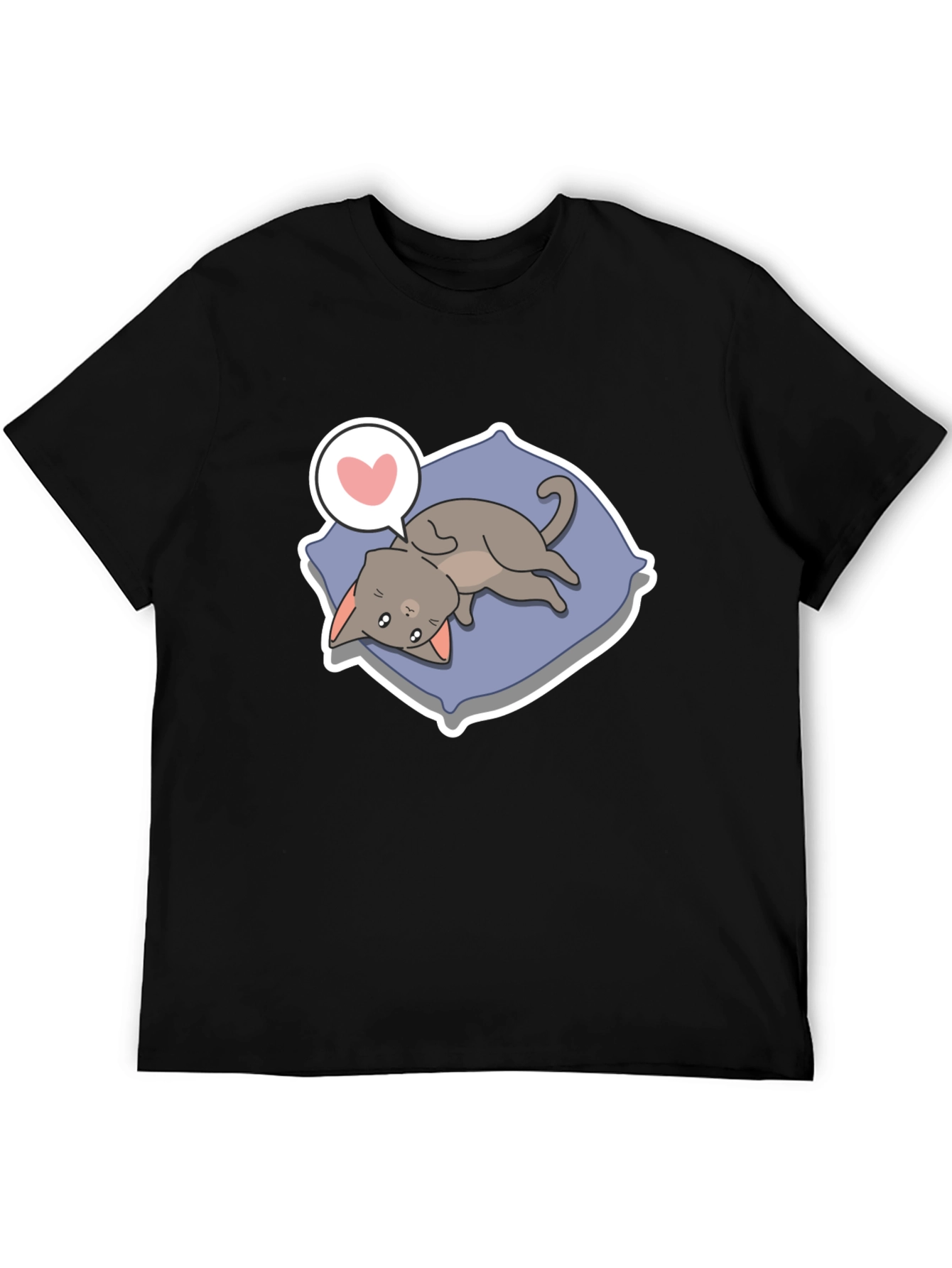 Cute Cartoon Cat T-Shirt