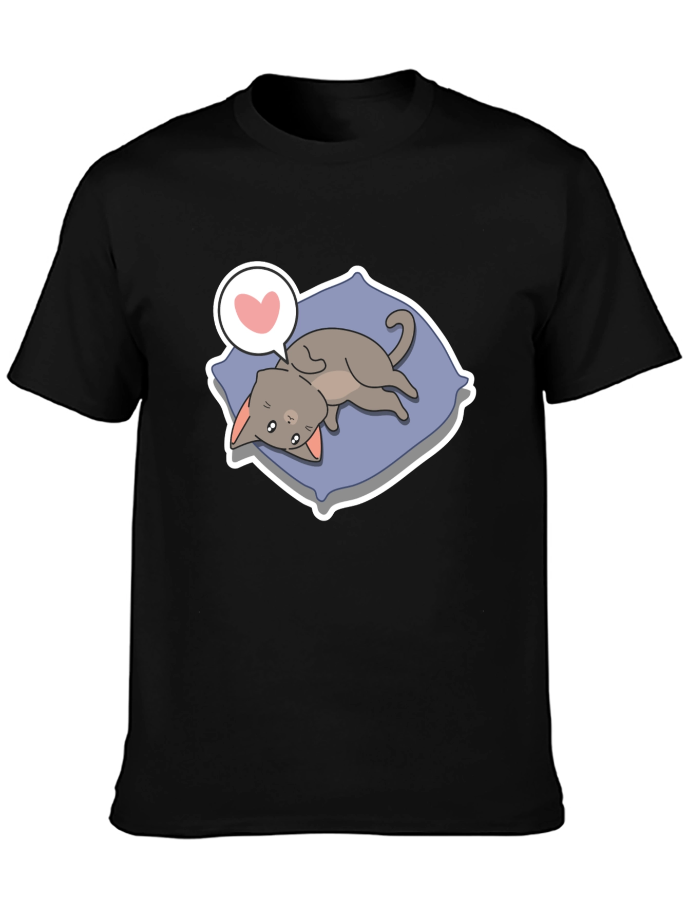 Cute Cartoon Cat T-Shirt