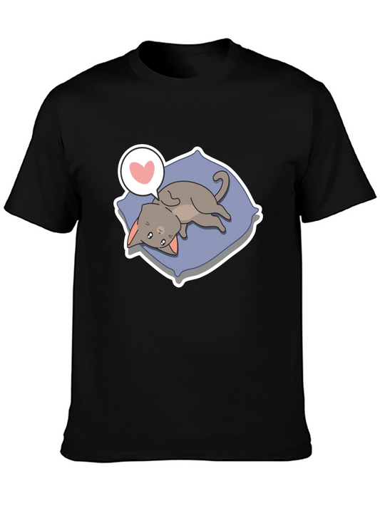 Cute Cartoon Cat T-Shirt