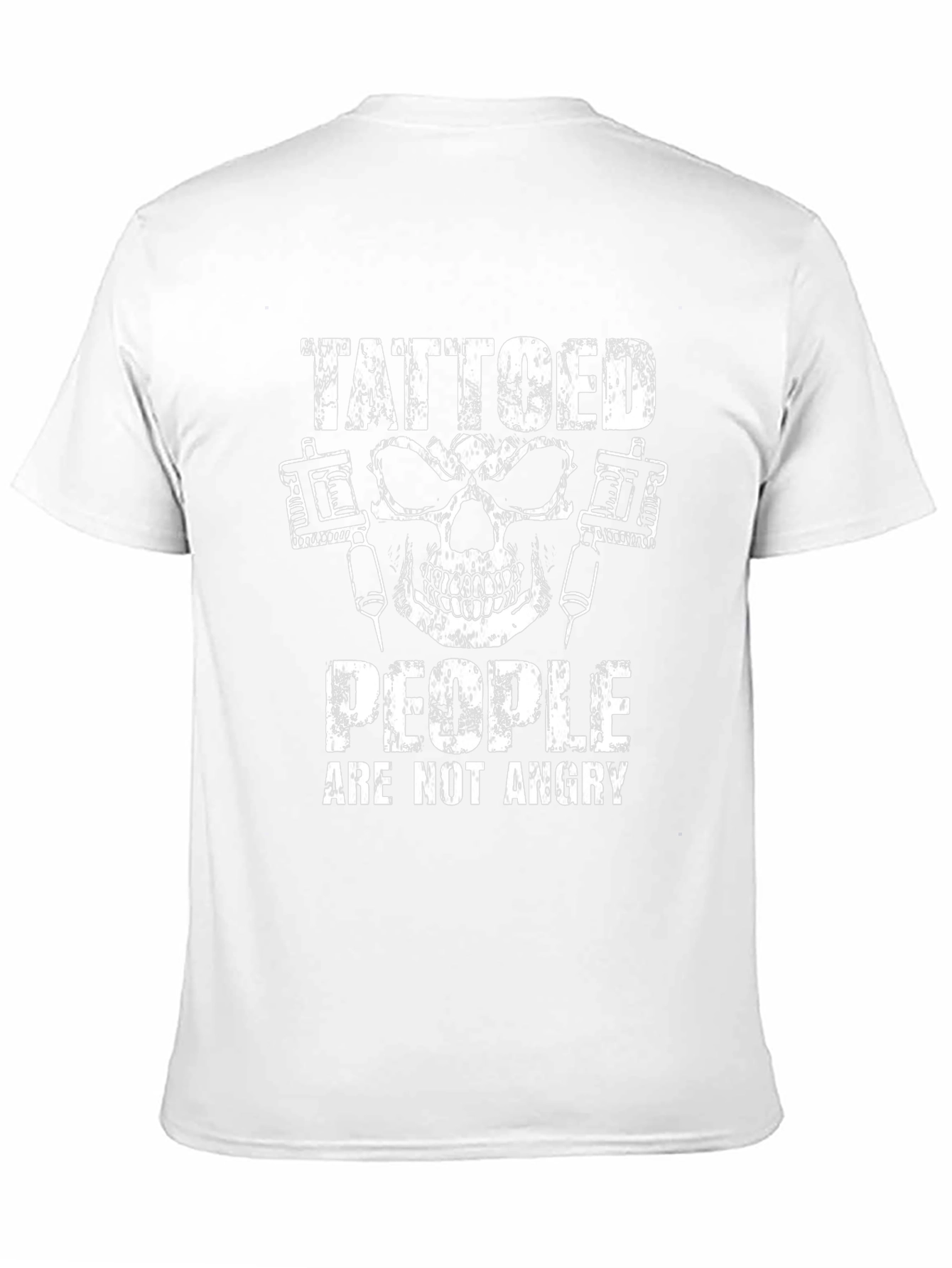 Tattooed People Skull Graphic T-Shirt - Black