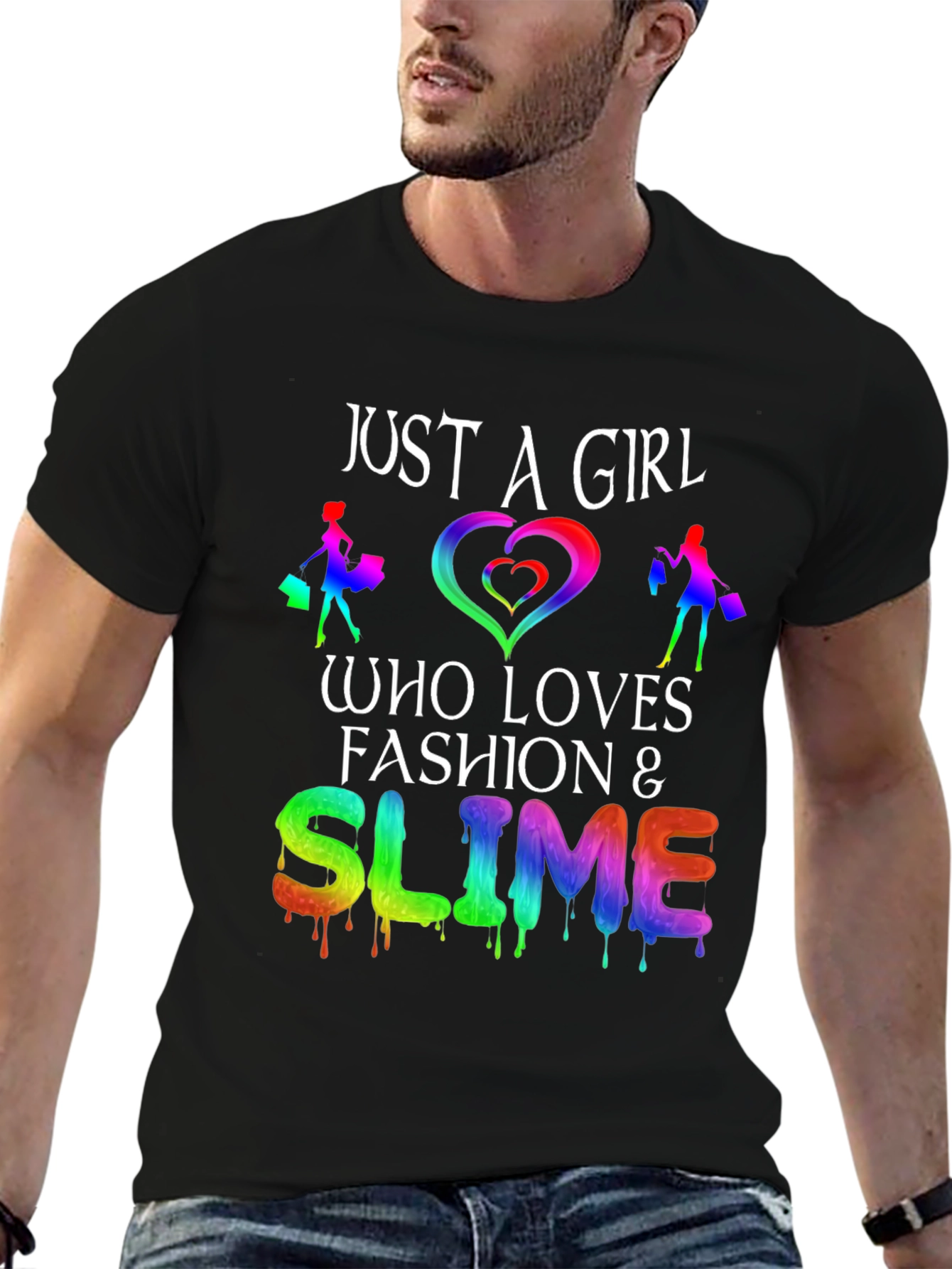 Just a Girl Who Loves Fashion & Slime T-Shirt