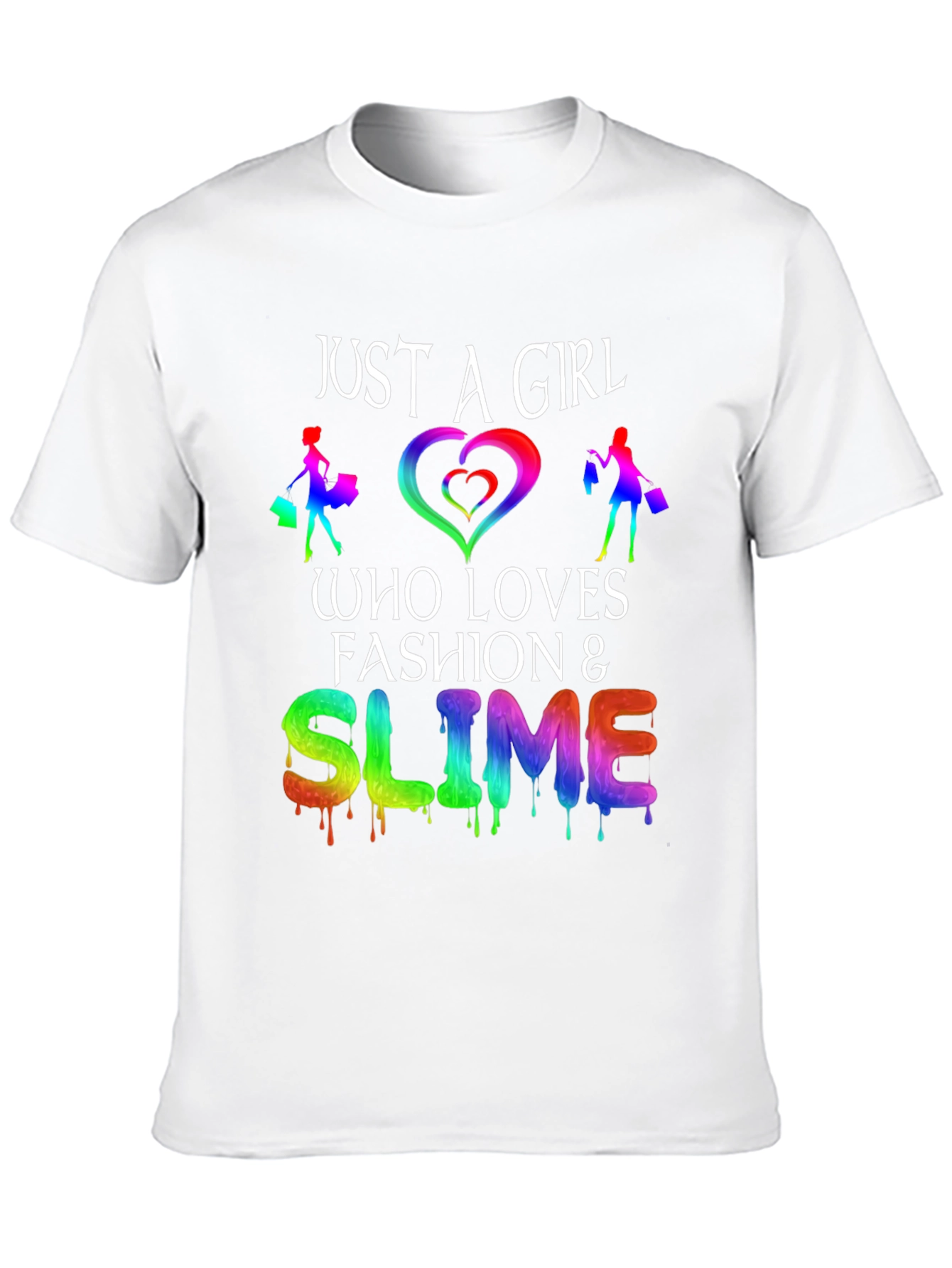 Just a Girl Who Loves Fashion & Slime T-Shirt