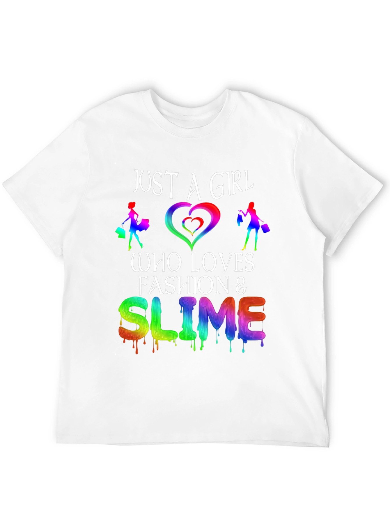 Just a Girl Who Loves Fashion & Slime T-Shirt