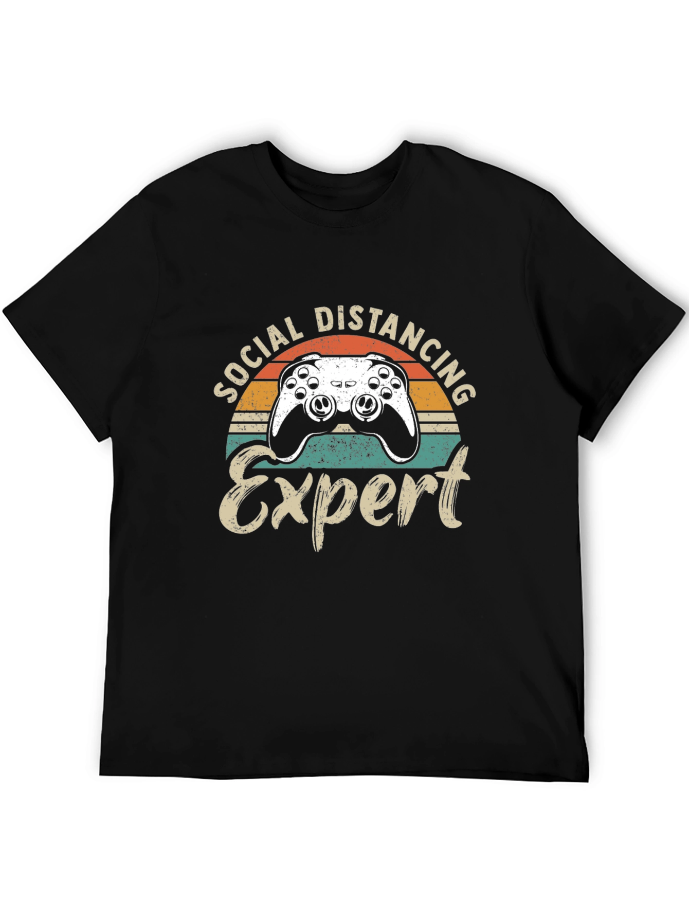 Social Distancing Expert Gamer T-Shirt