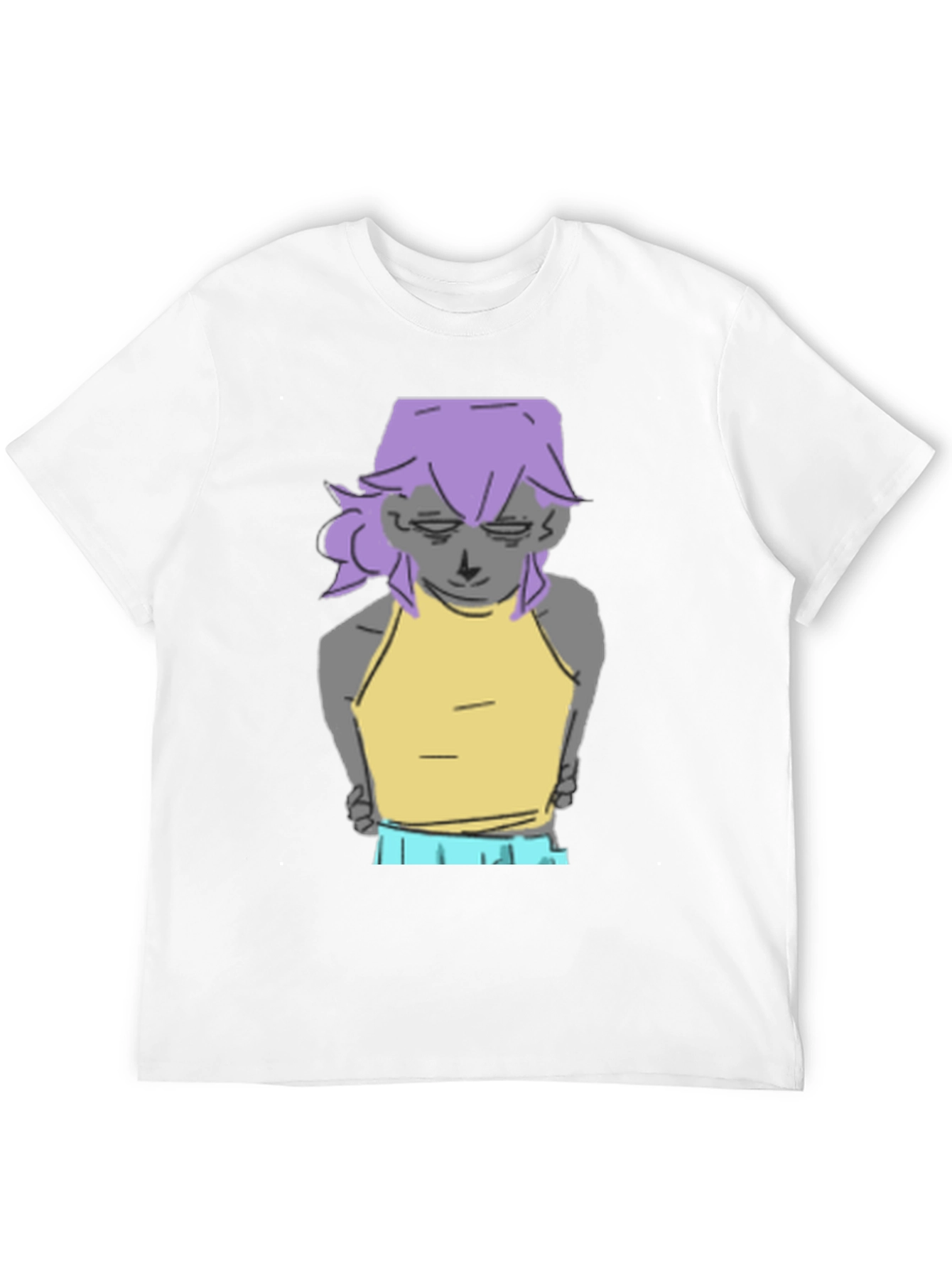Cool Cartoon Graphic Tee - Black Unisex T-Shirt