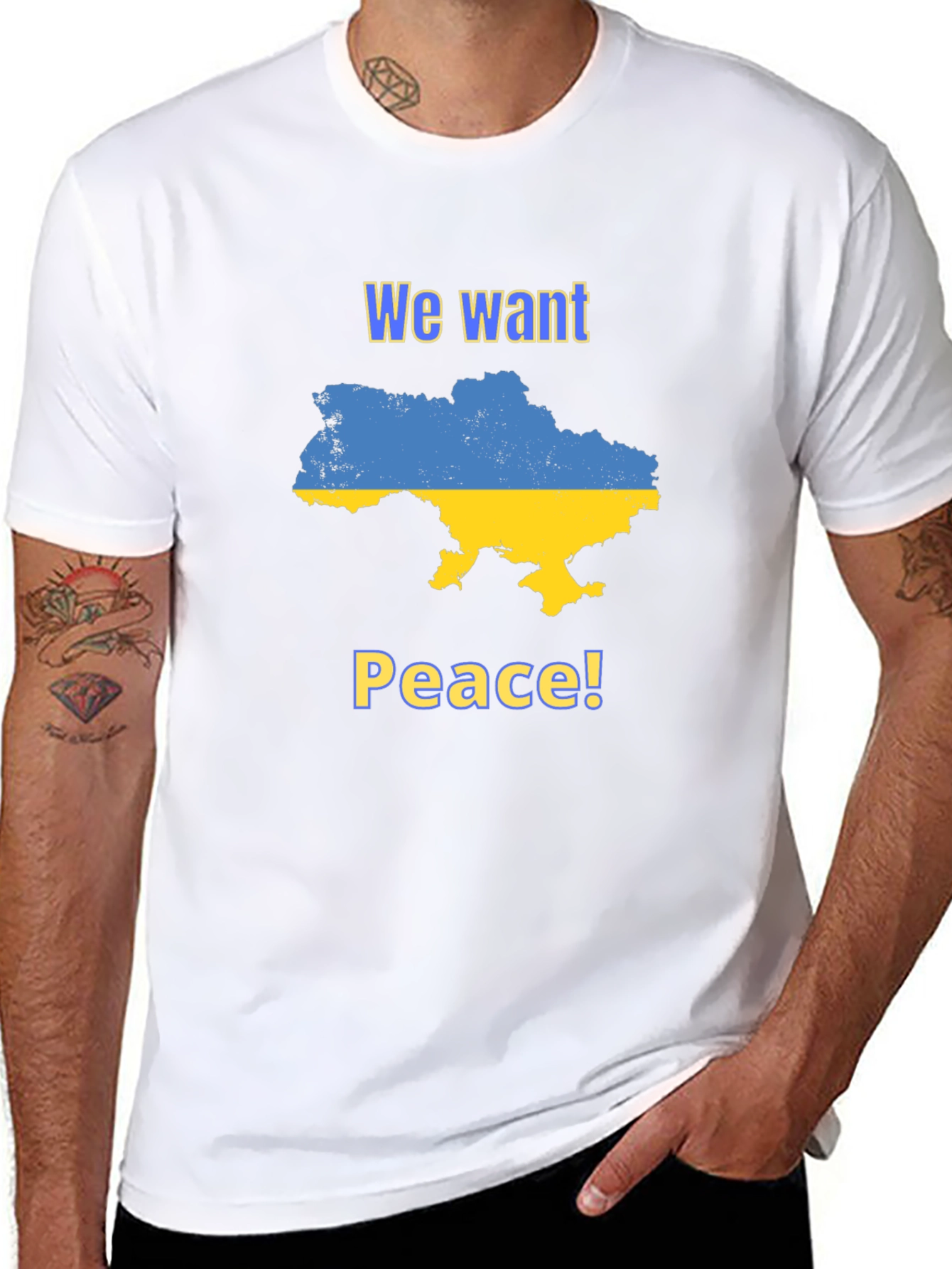 Ukraine Peace T-Shirt - Stand for Freedom