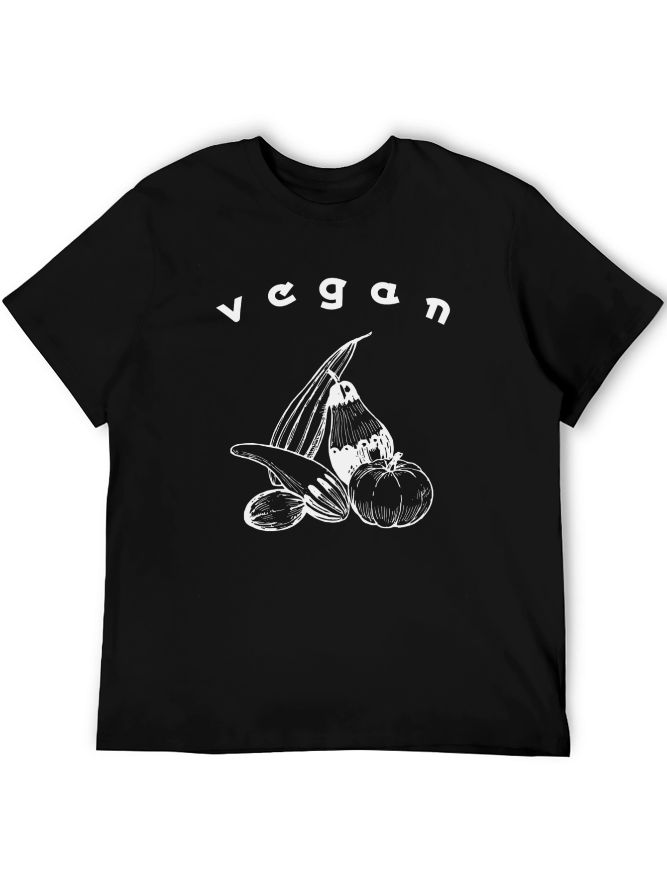 Vegan T-Shirt: Fresh Vegetable Graphic Tee