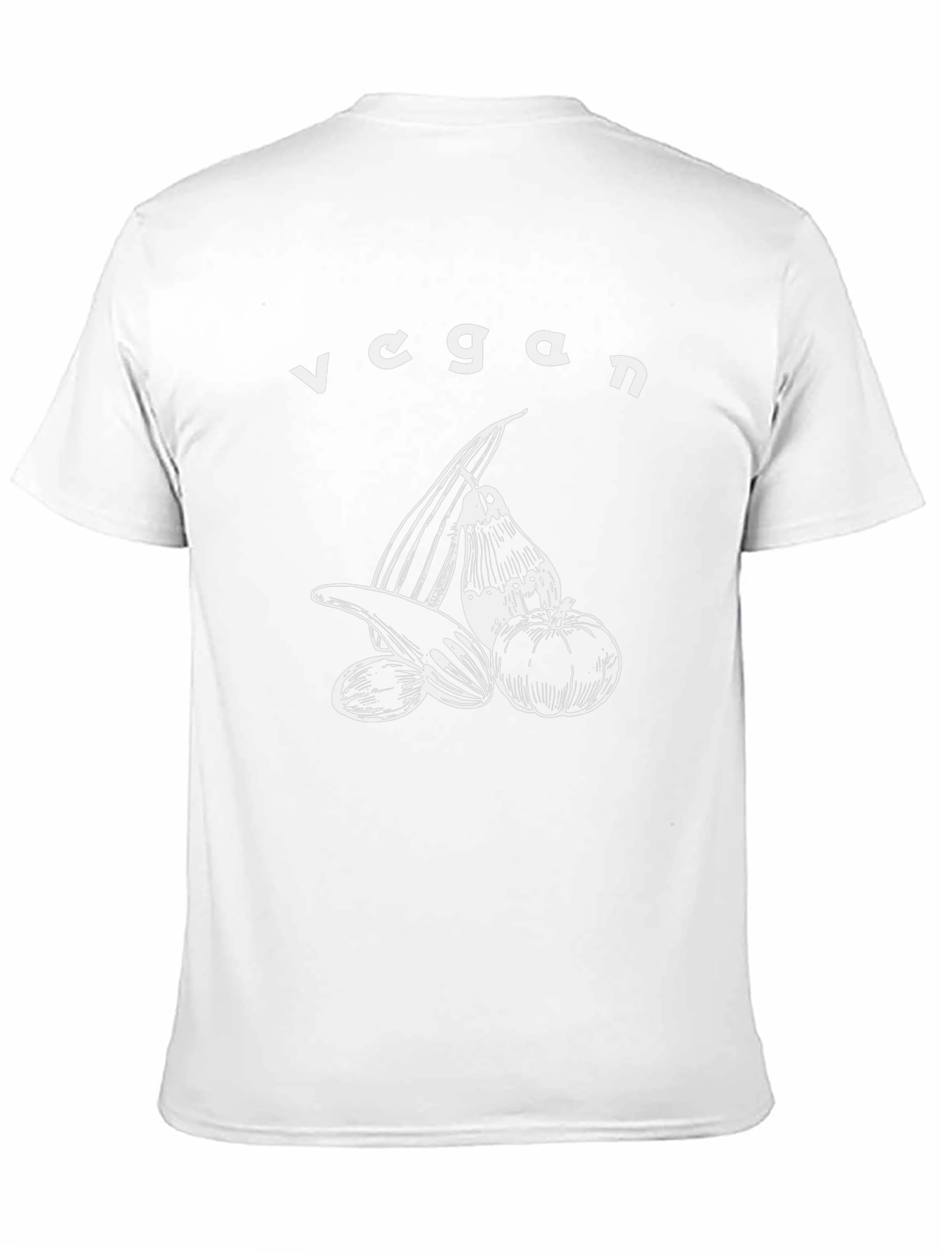 Vegan T-Shirt: Fresh Vegetable Graphic Tee