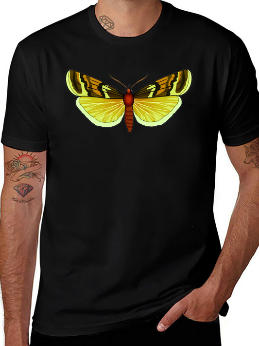 Butterfly Graphic Tee - Black Cotton Blend