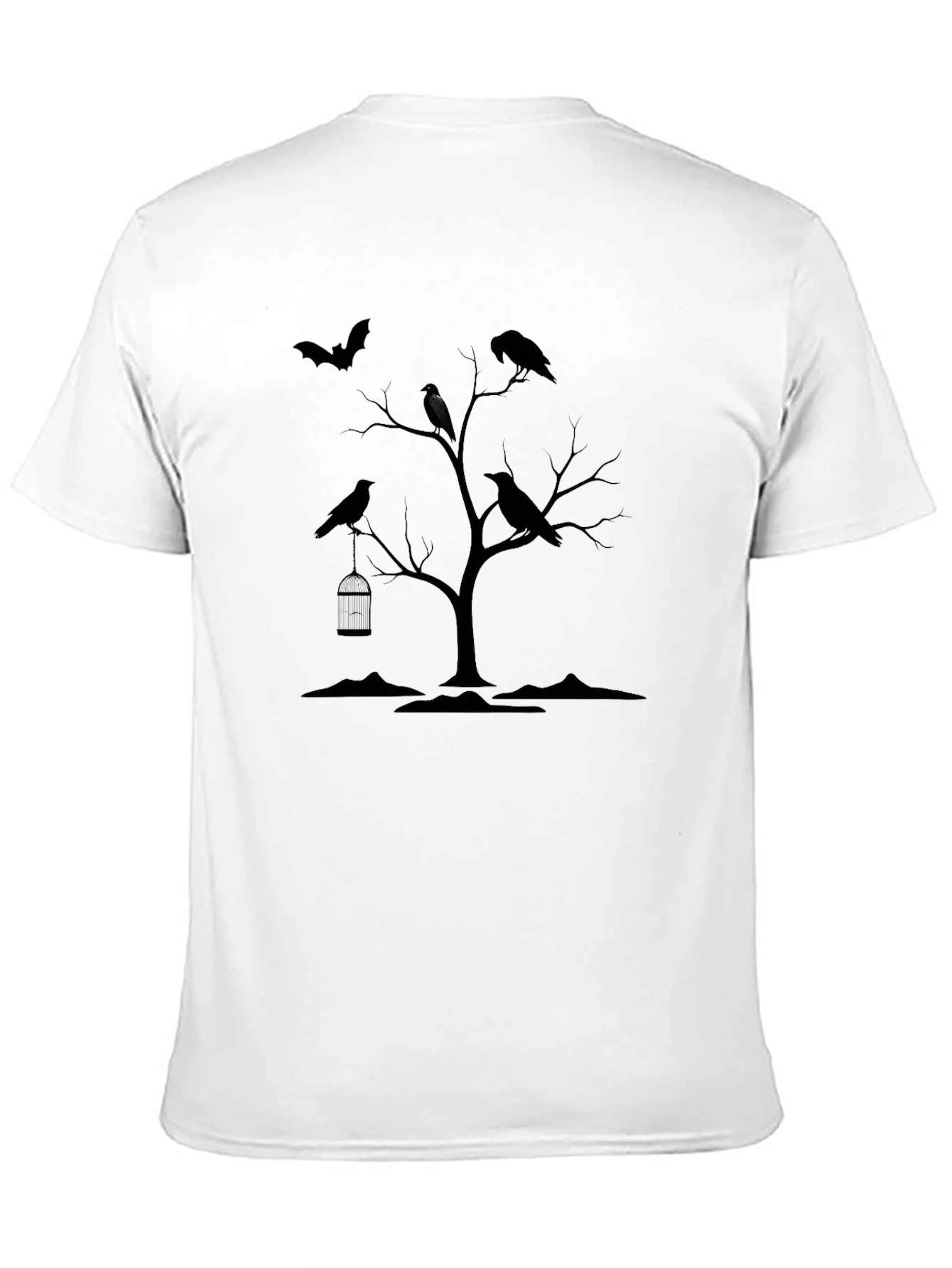 Raven Tree Graphic T-Shirt