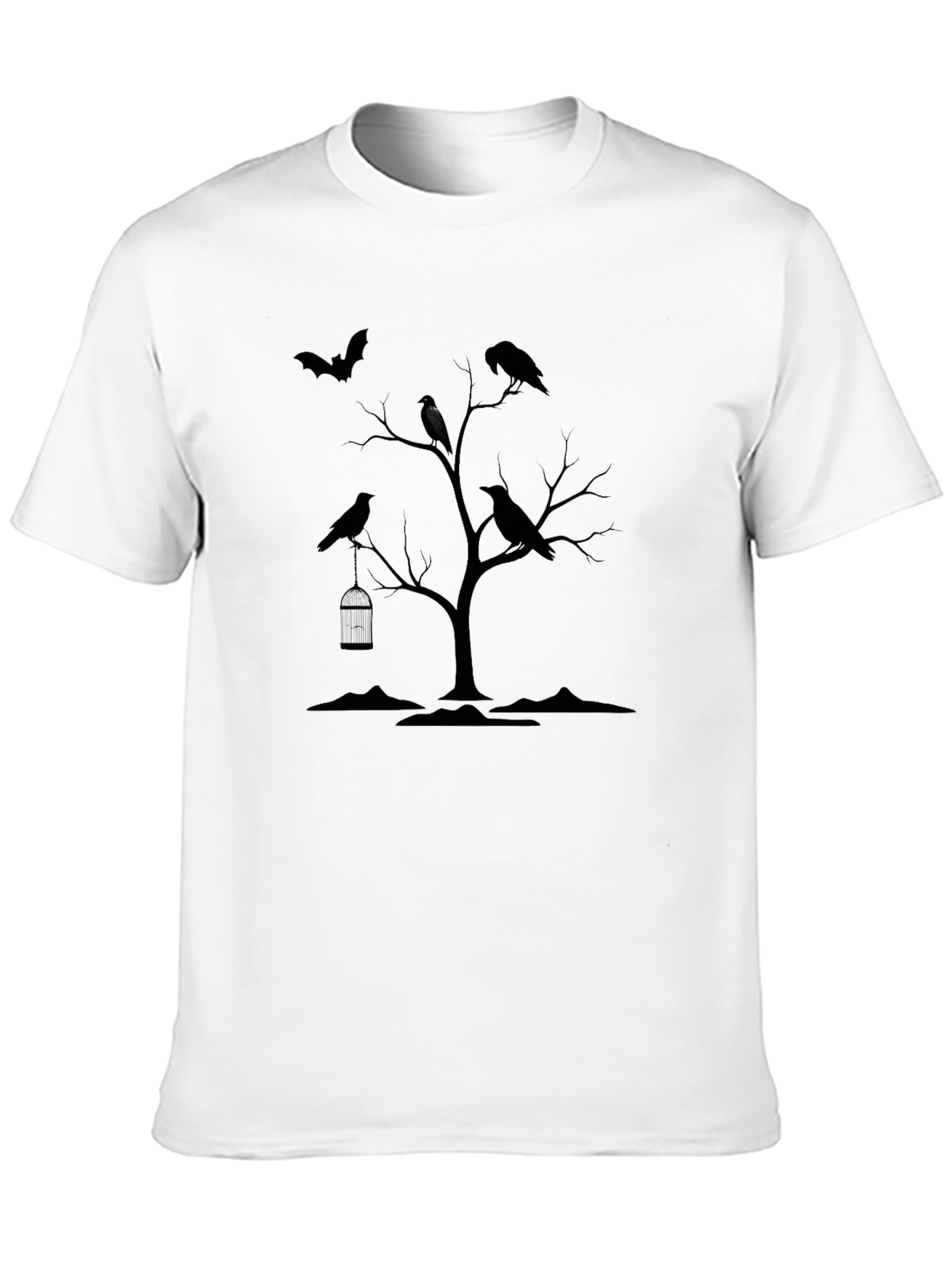 Raven Tree Graphic T-Shirt