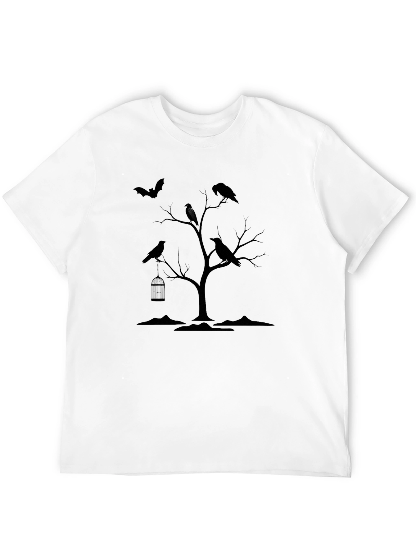 Raven Tree Graphic T-Shirt