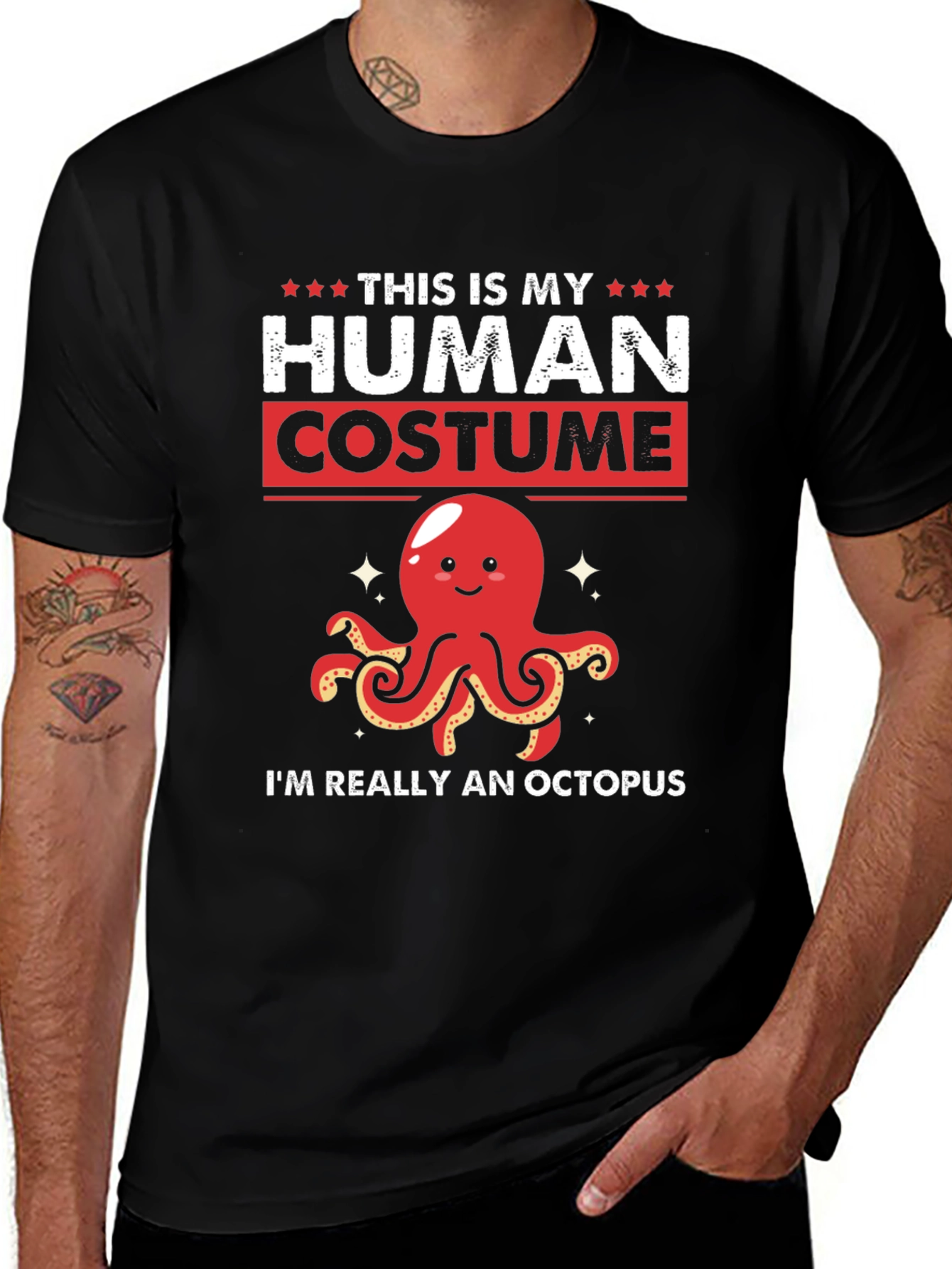 Human Costume Octopus T-Shirt