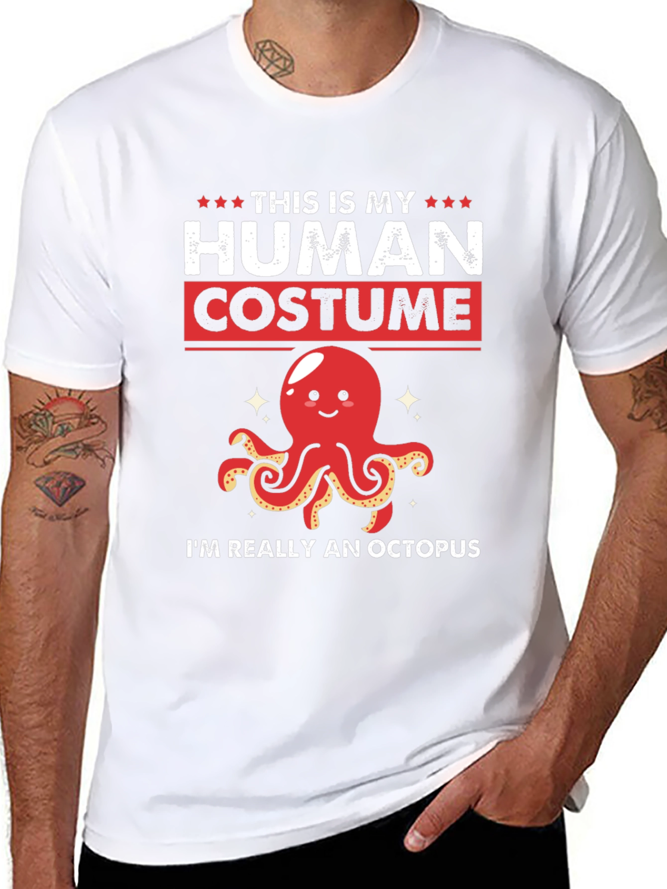 Human Costume Octopus T-Shirt
