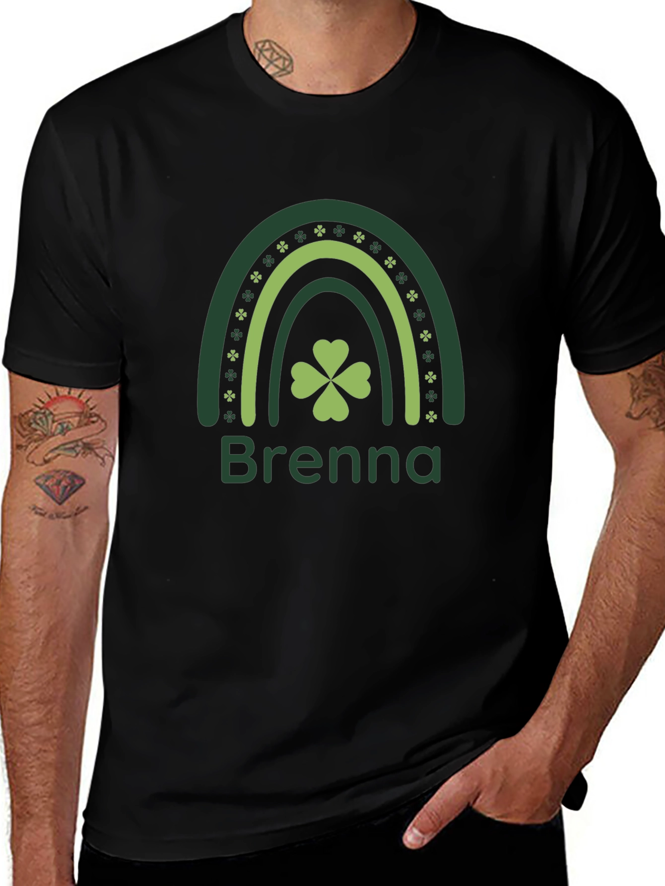 Brenna St. Patricks Day Rainbow Shirt