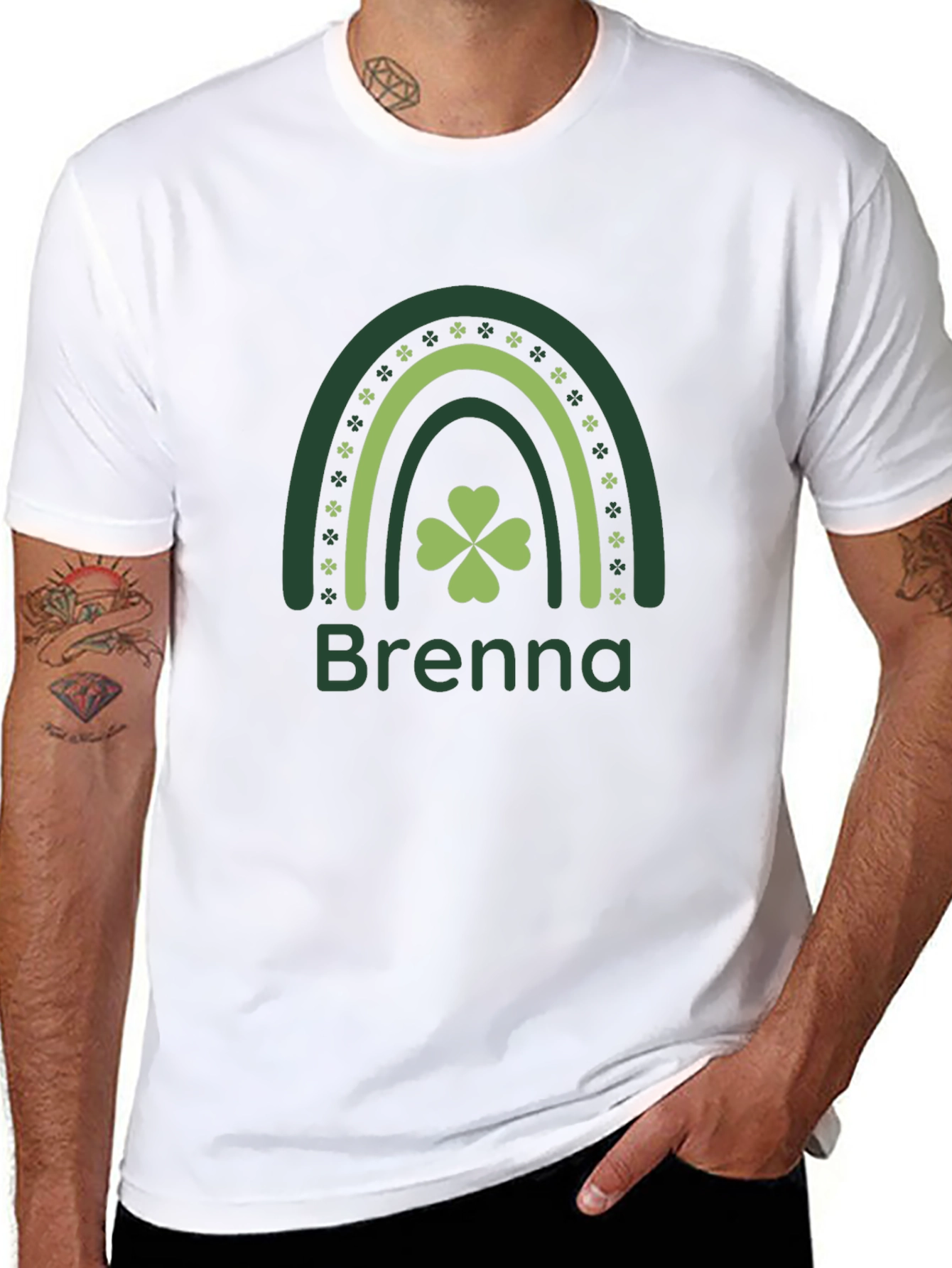 Brenna St. Patricks Day Rainbow Shirt