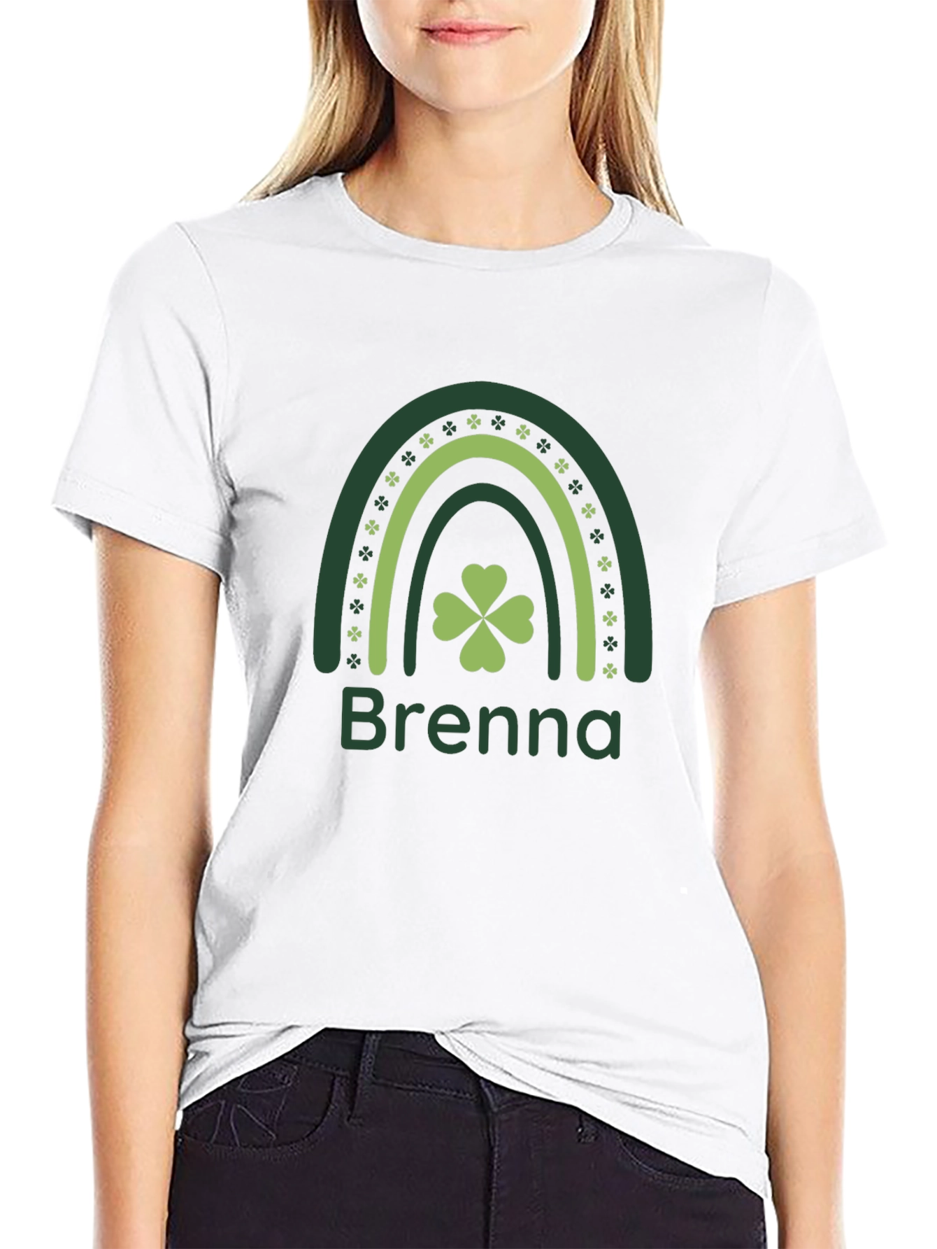 Brenna St. Patricks Day Rainbow Shirt