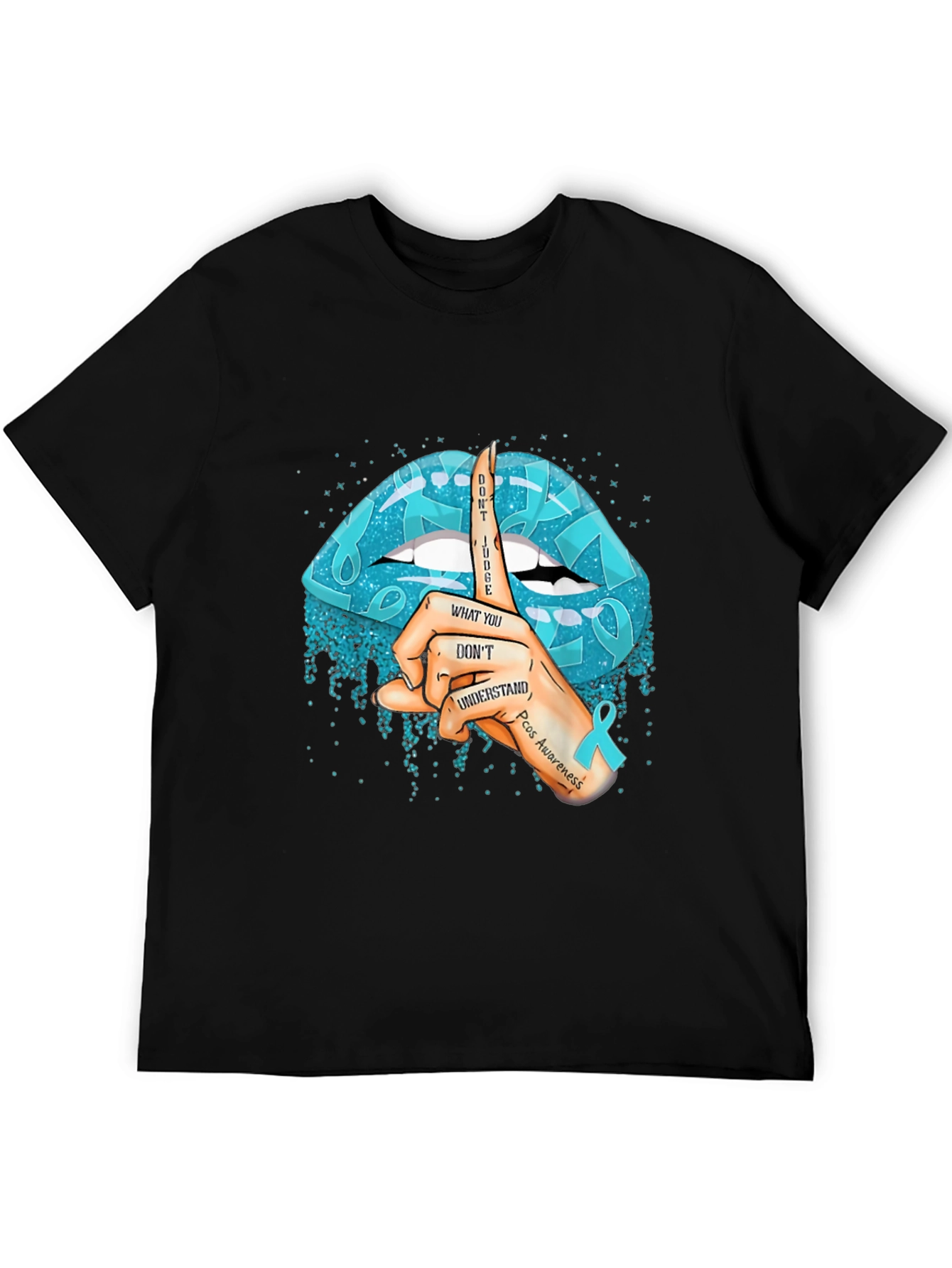 PCOS Awareness T-Shirt - Dont Judge