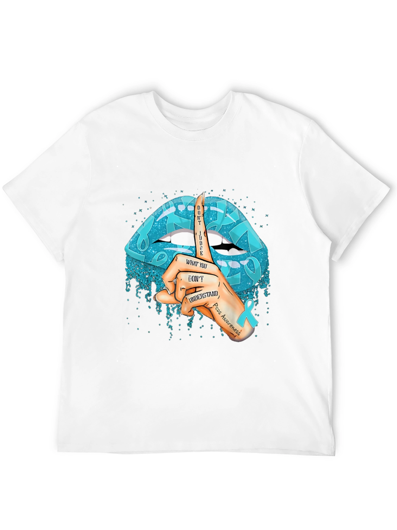 PCOS Awareness T-Shirt - Dont Judge