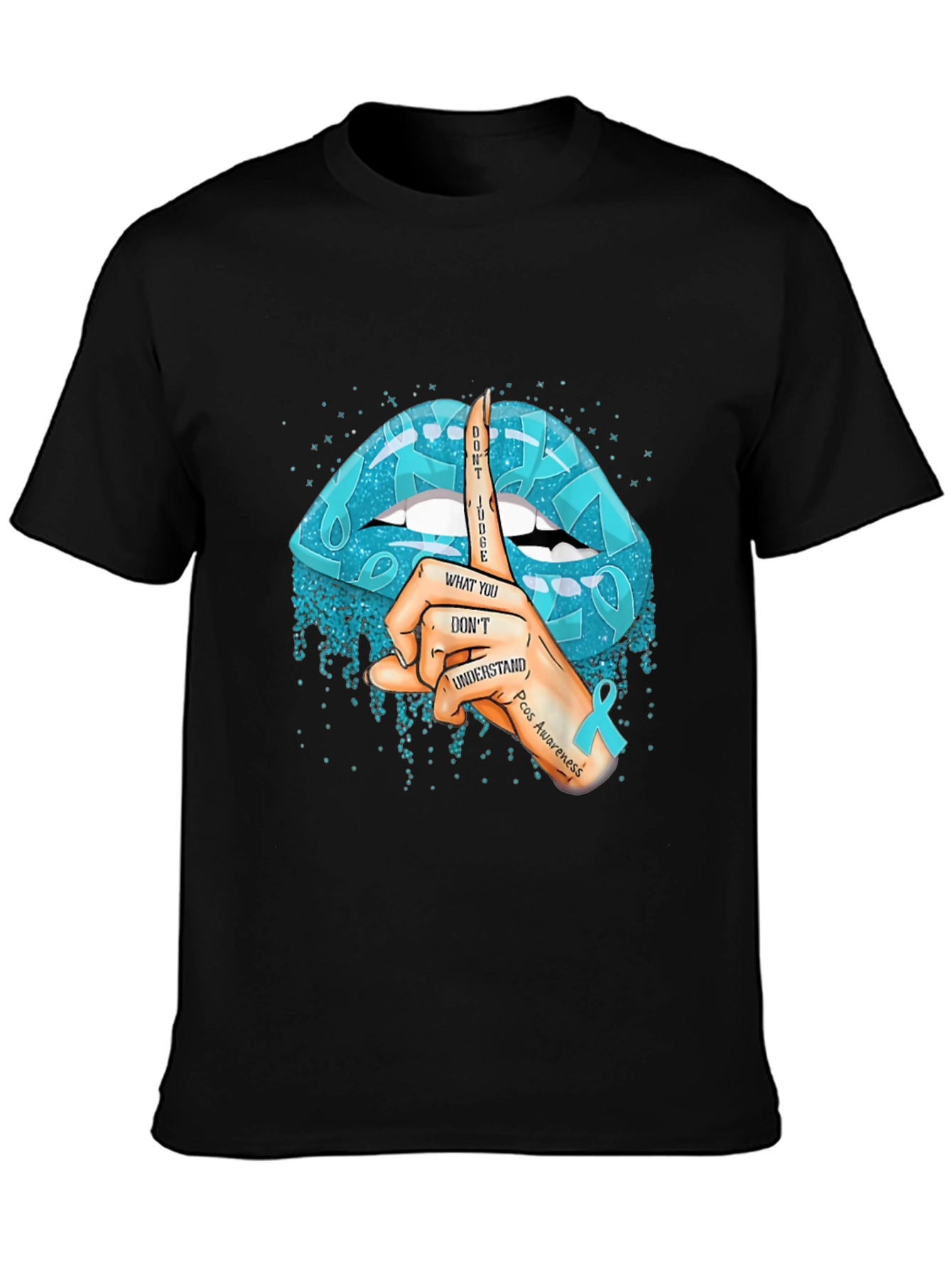 PCOS Awareness T-Shirt - Dont Judge