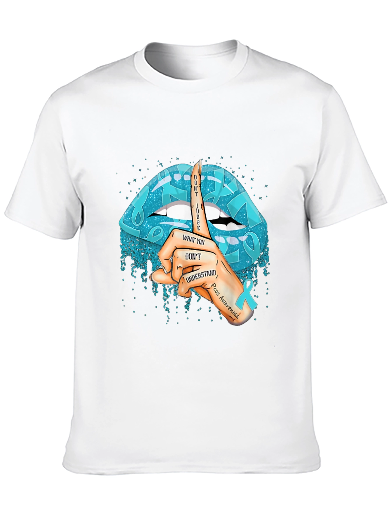 PCOS Awareness T-Shirt - Dont Judge