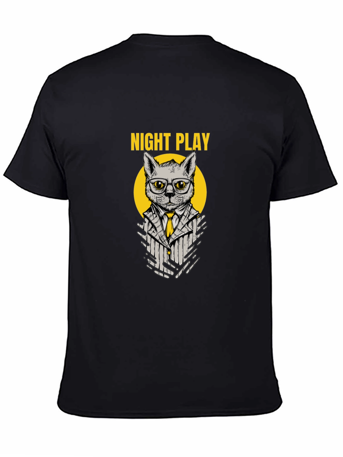 Night Play Cat T-Shirt