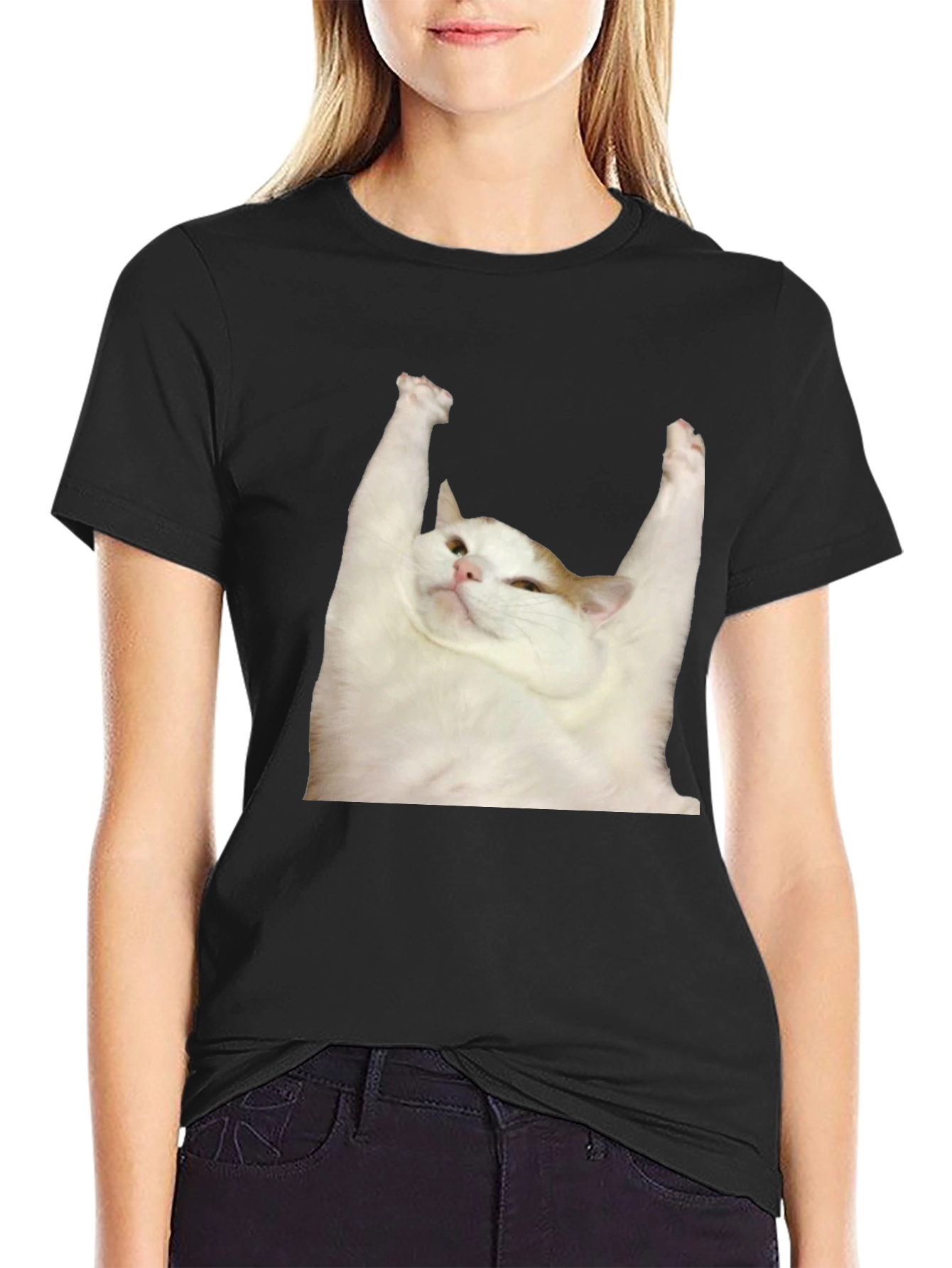 Cat Yoga T-Shirt: Zen Master Tee