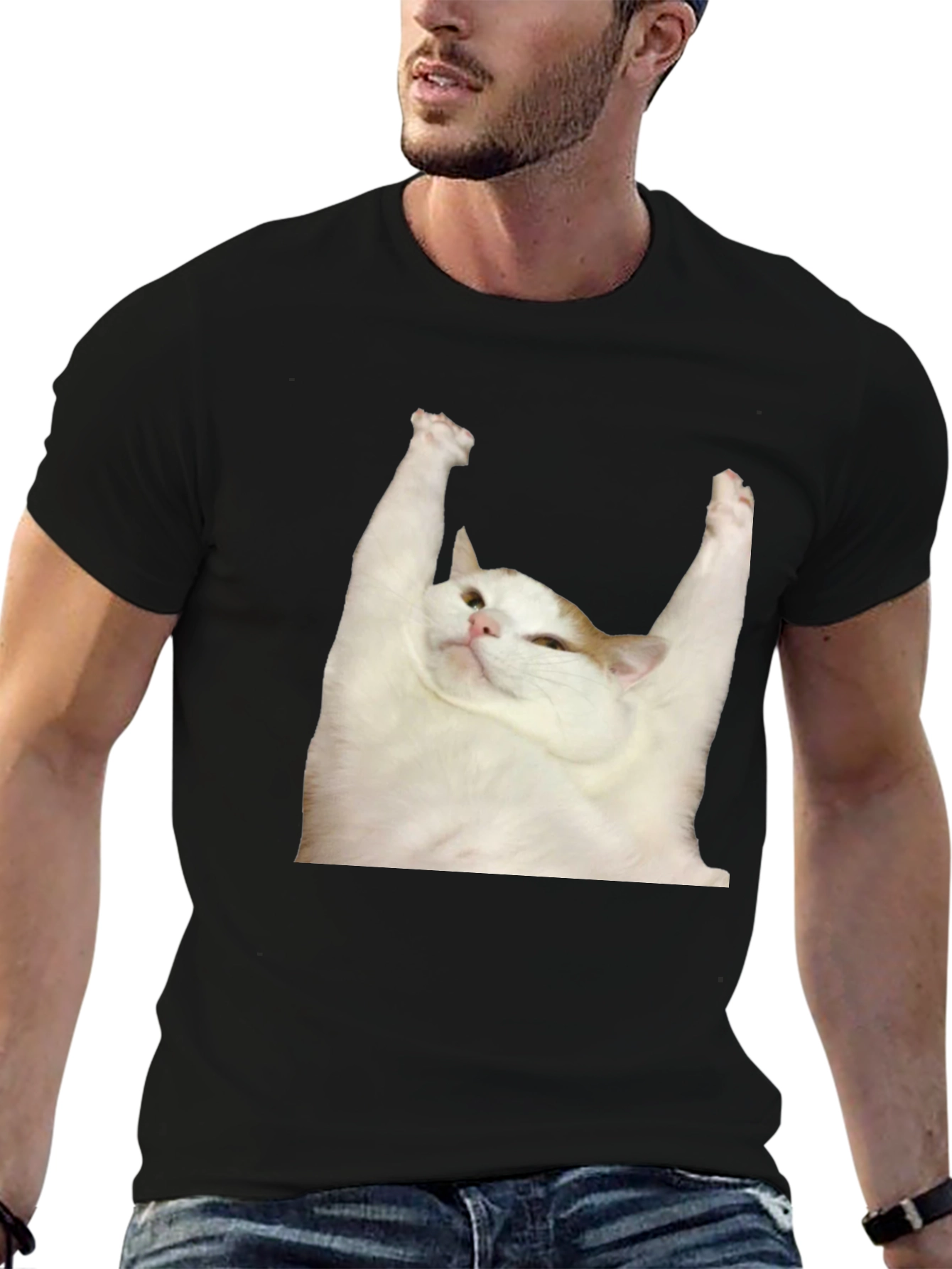 Cat Yoga T-Shirt: Zen Master Tee