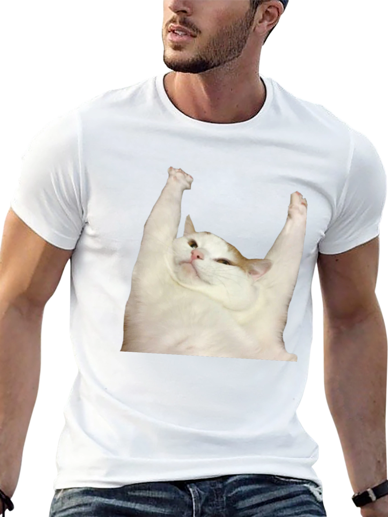 Cat Yoga T-Shirt: Zen Master Tee