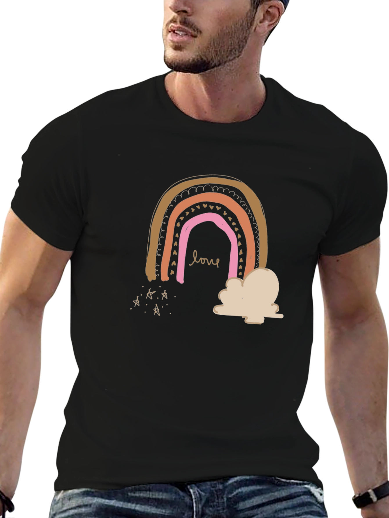 Love Rainbow Graphic T-Shirt - Trendy & Stylish