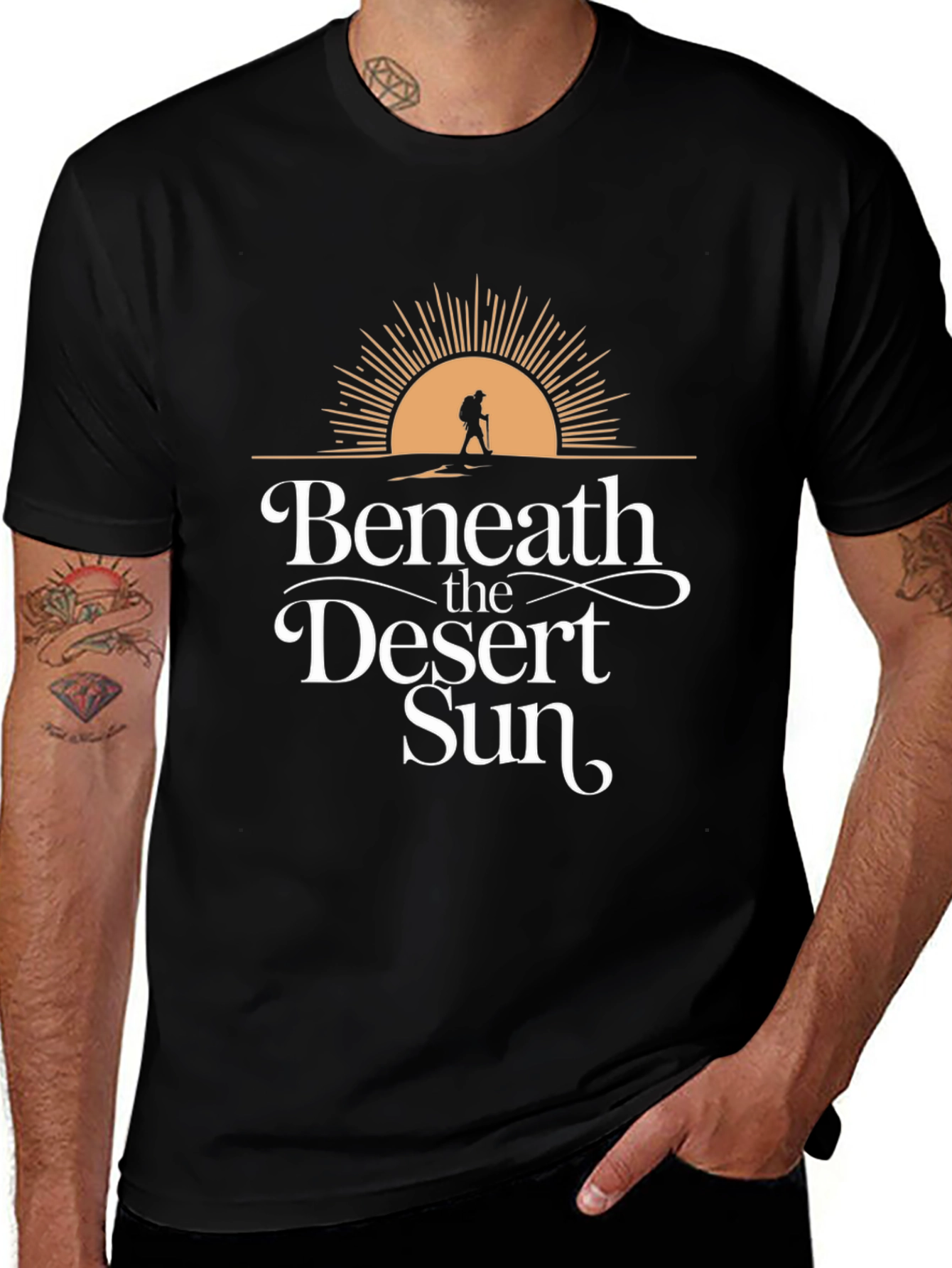Beneath the Desert Sun T-Shirt - Hiking Adventure