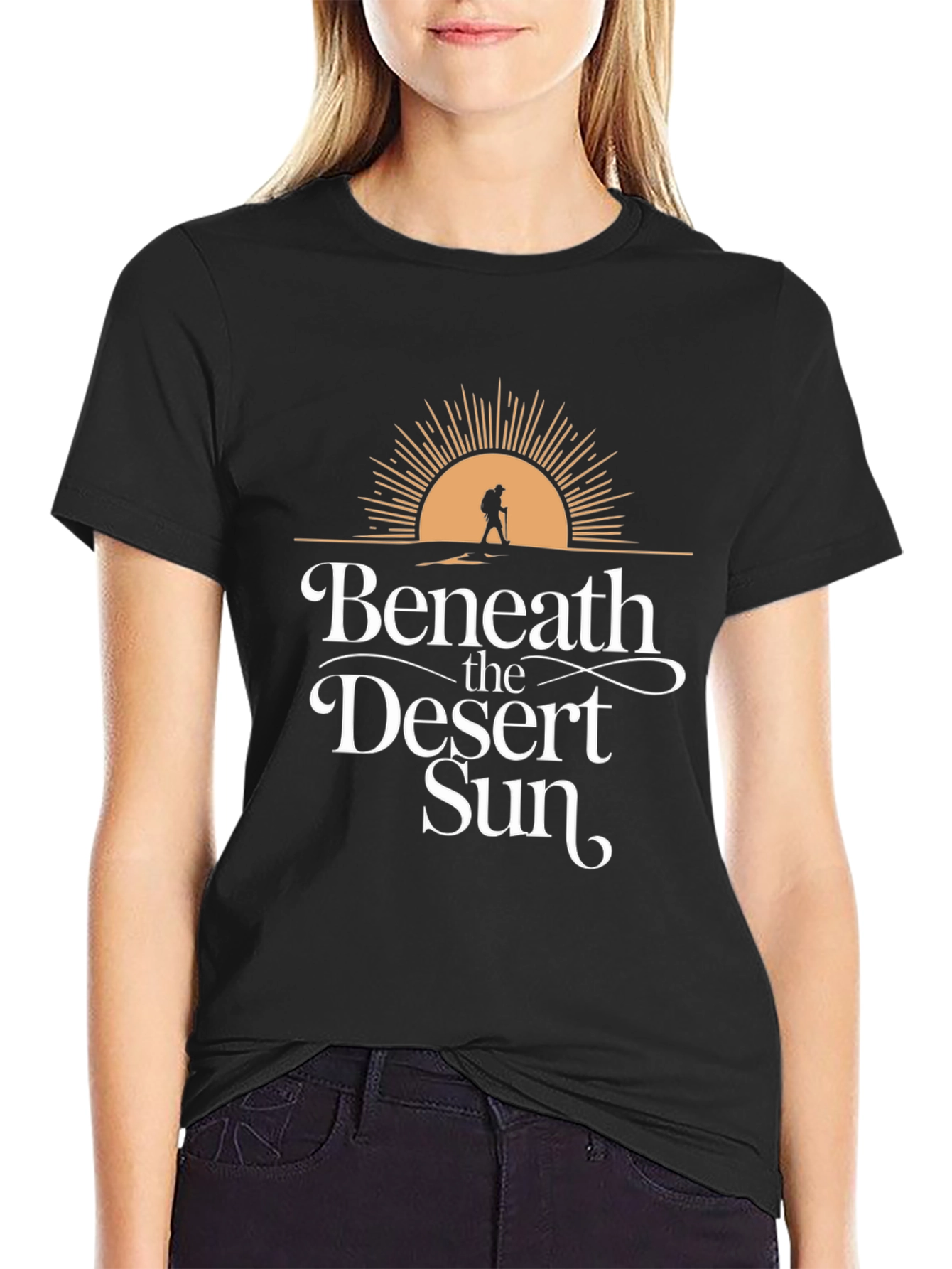 Beneath the Desert Sun T-Shirt - Hiking Adventure