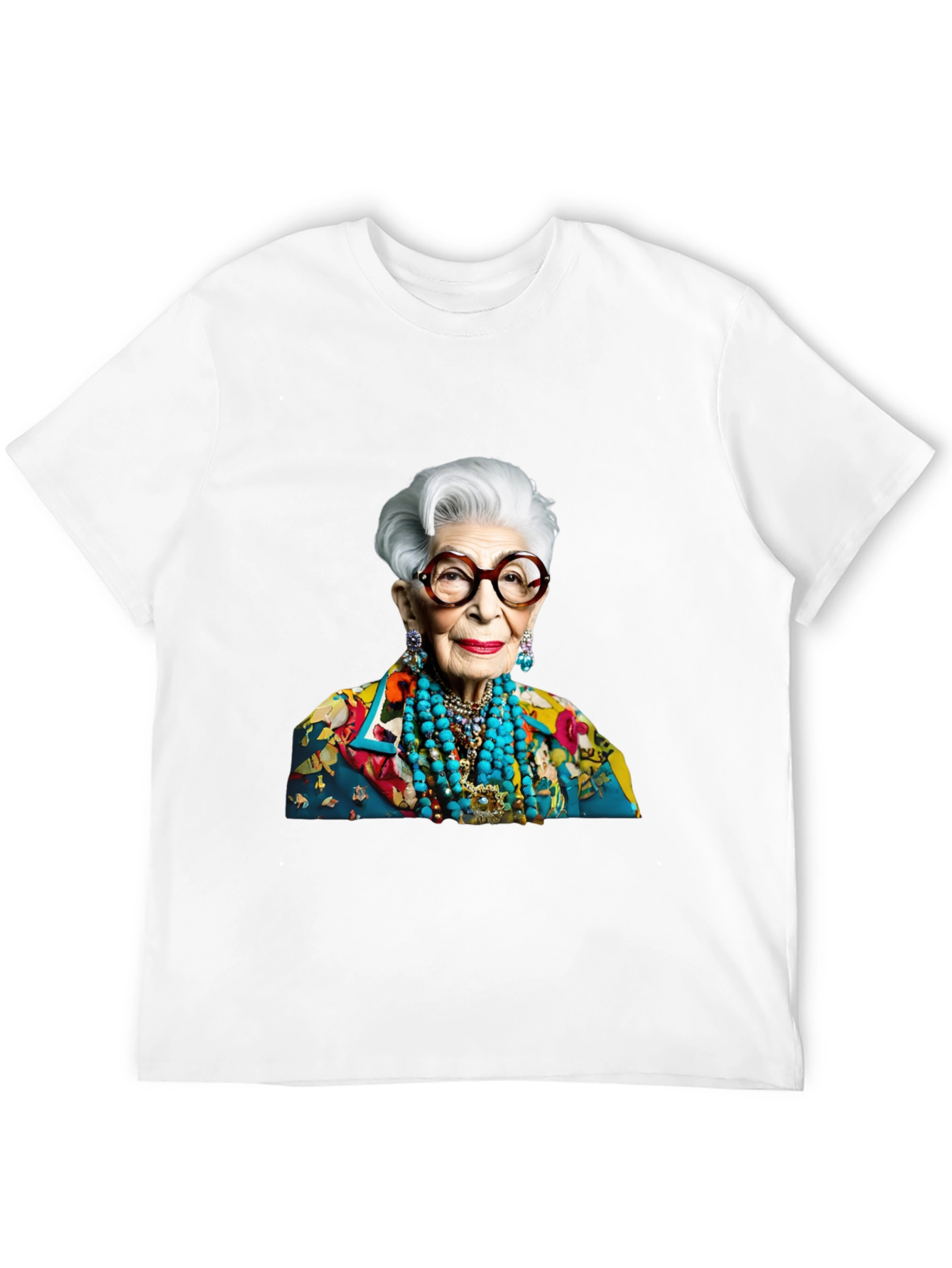 Iris Apfel T-Shirt - Stylish Fashion Icon Tee