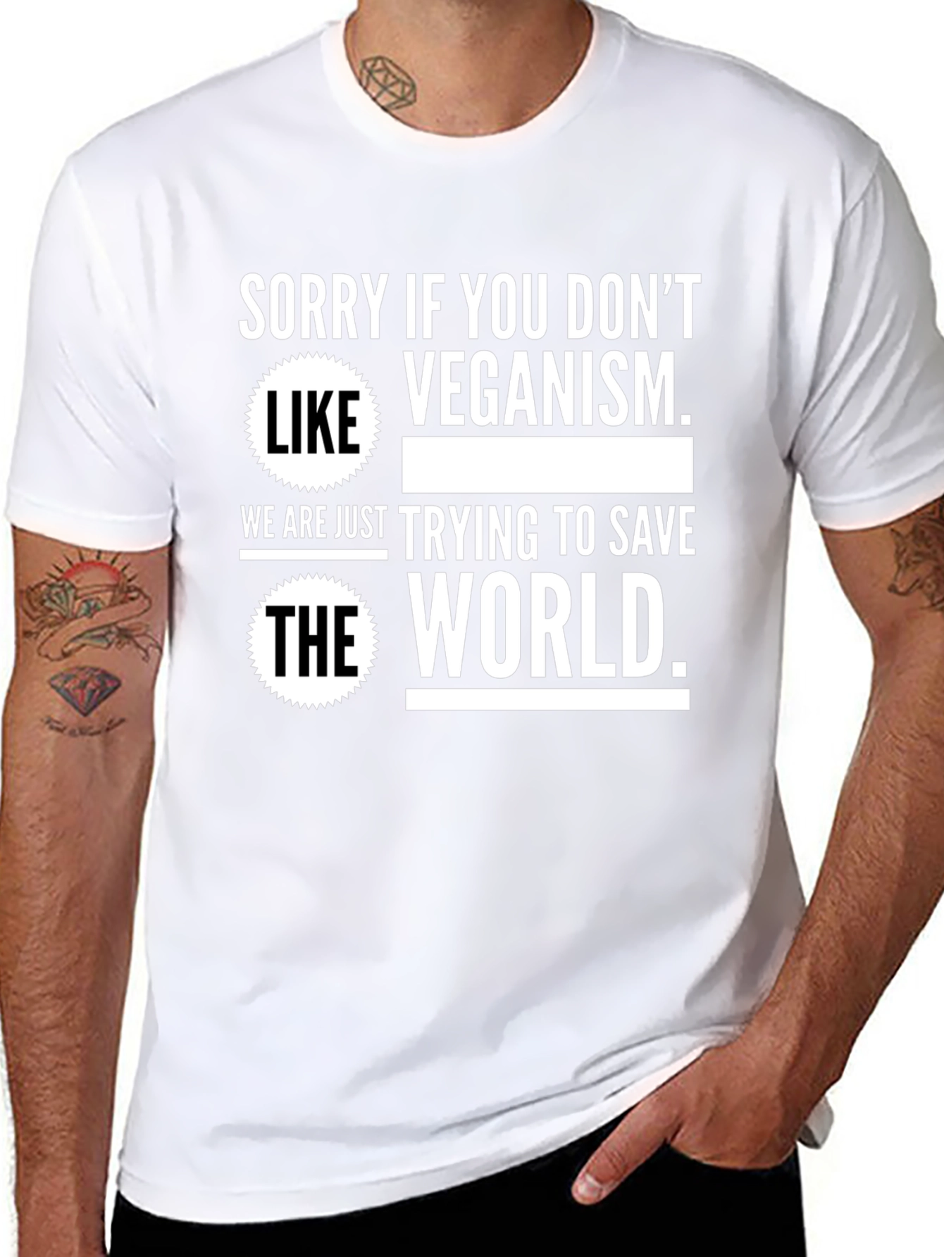 Veganism T-Shirt - Save The World!