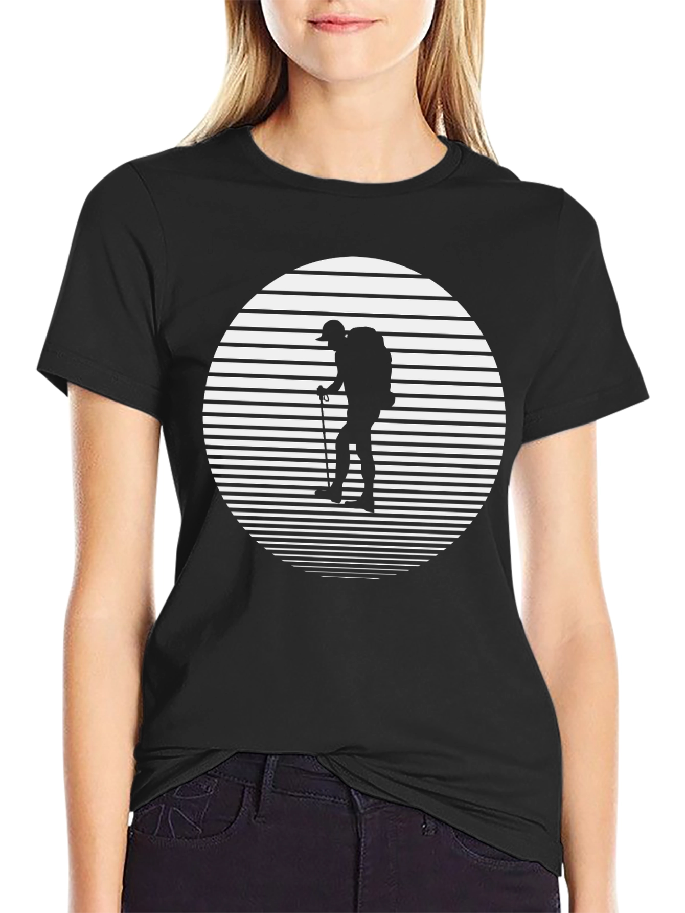 Hiking Silhouette Graphic Tee