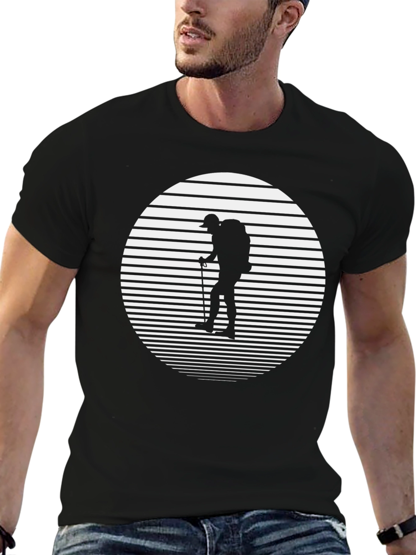Hiking Silhouette Graphic Tee