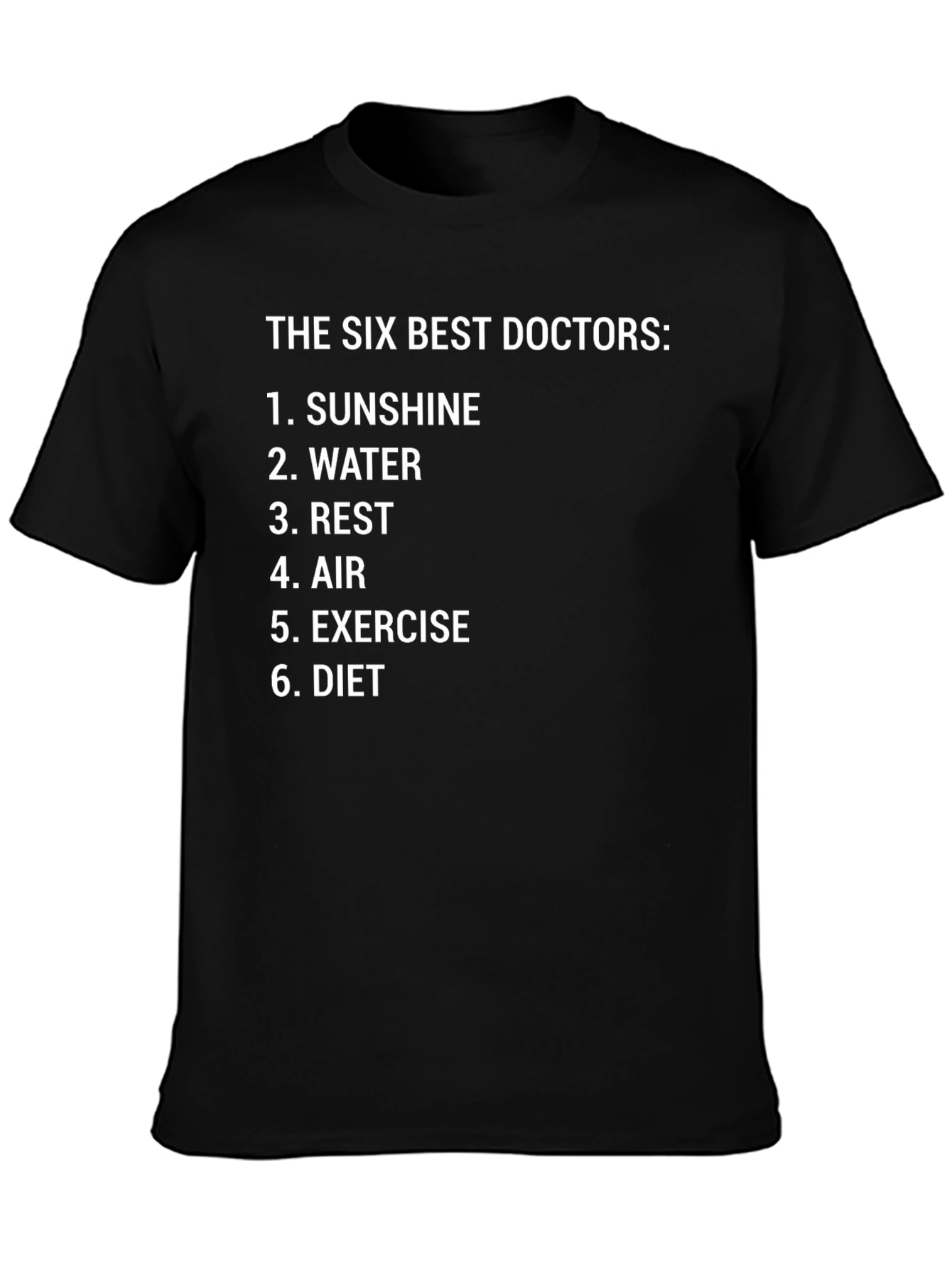 Six Best Doctors T-Shirt - Health & Wellness