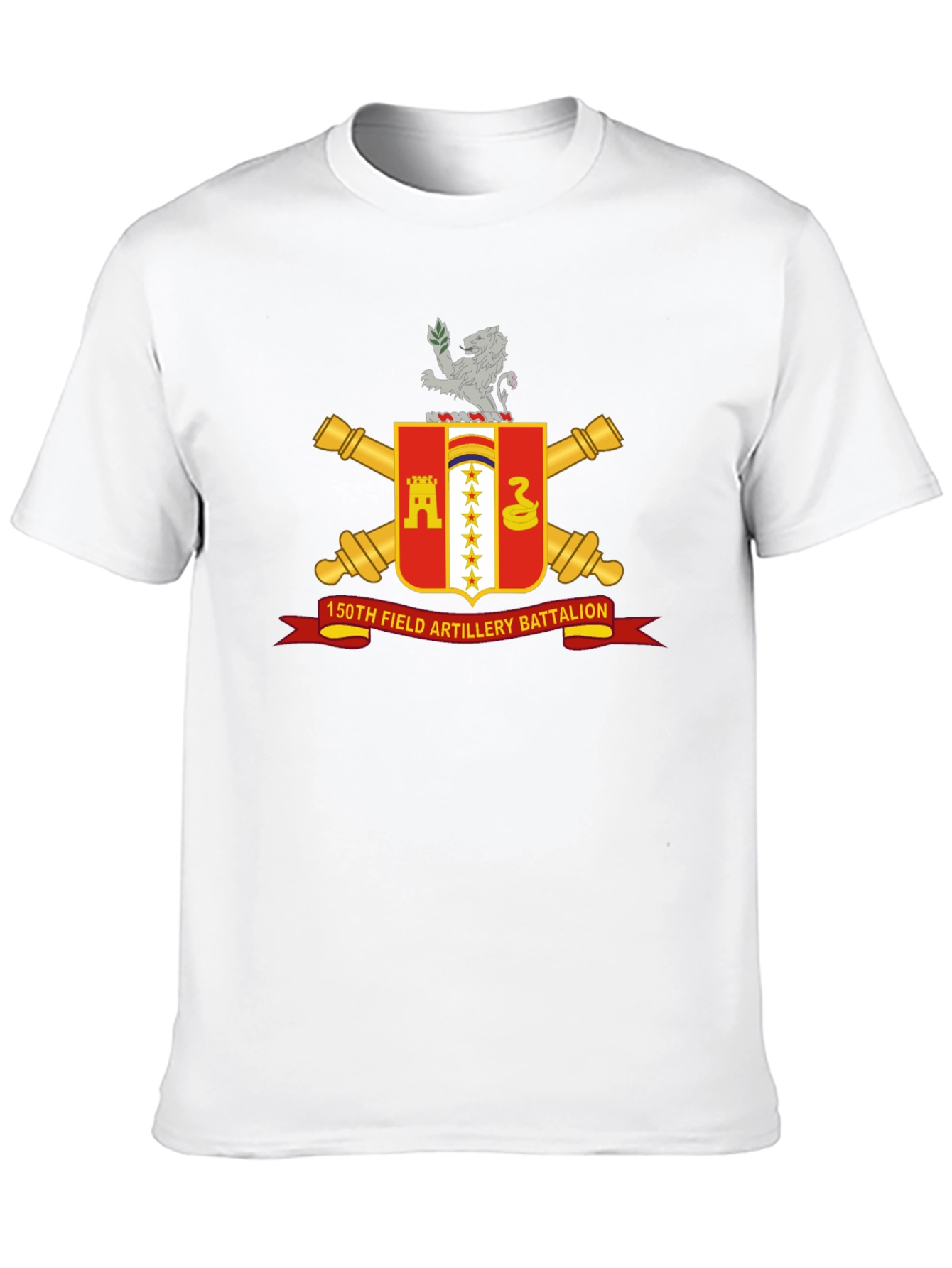 150th Field Artillery Battalion Black T-Shirt