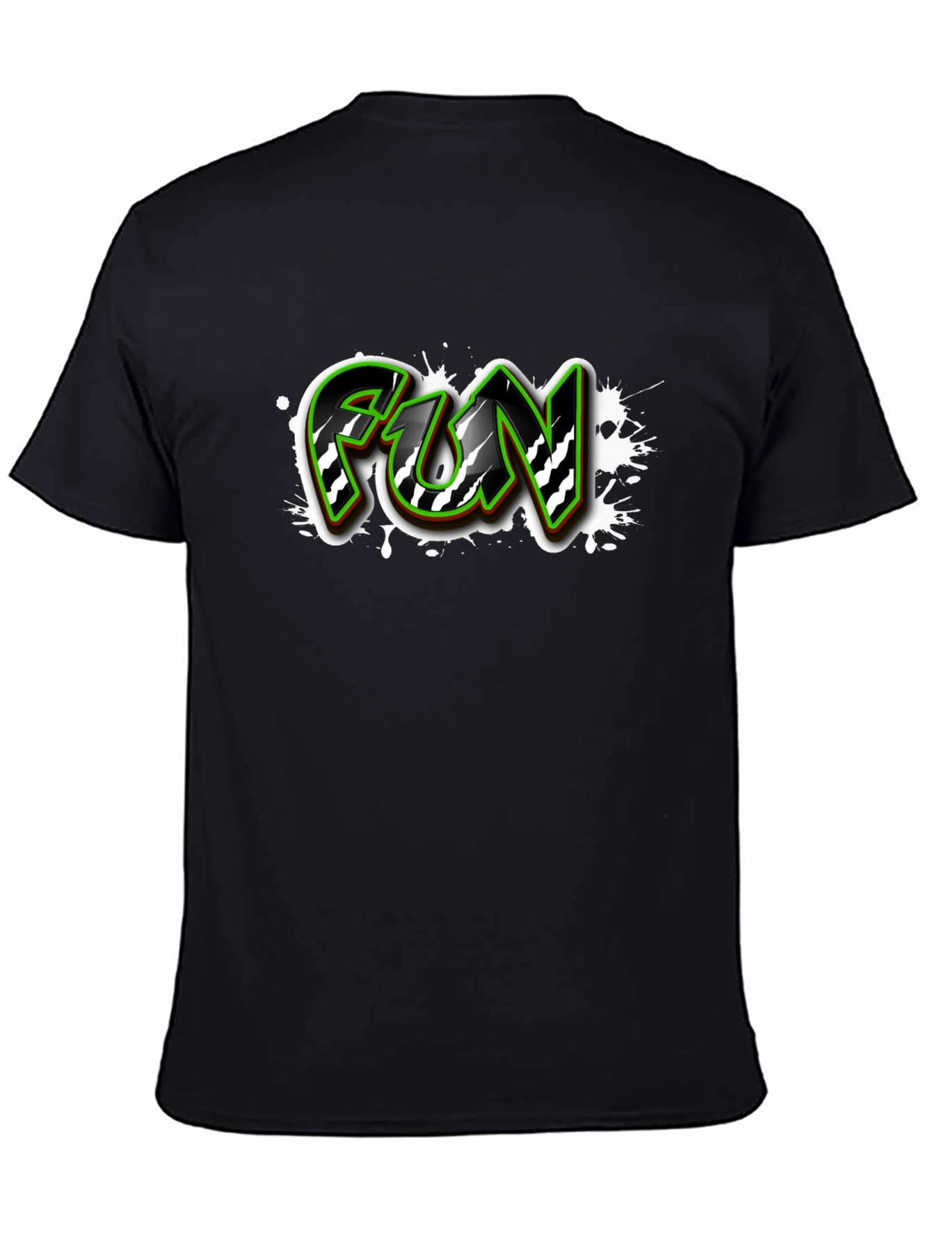 Fun Graphic Tee - Trendy Black T-Shirt