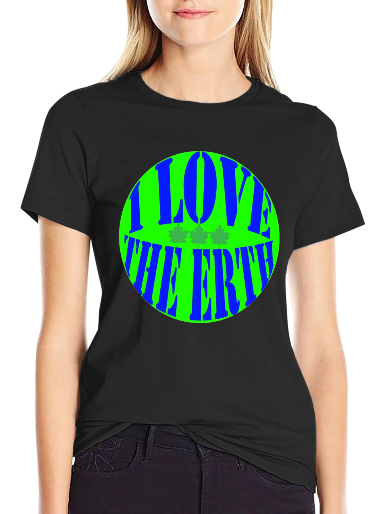 I Love The Earth Graphic T-Shirt