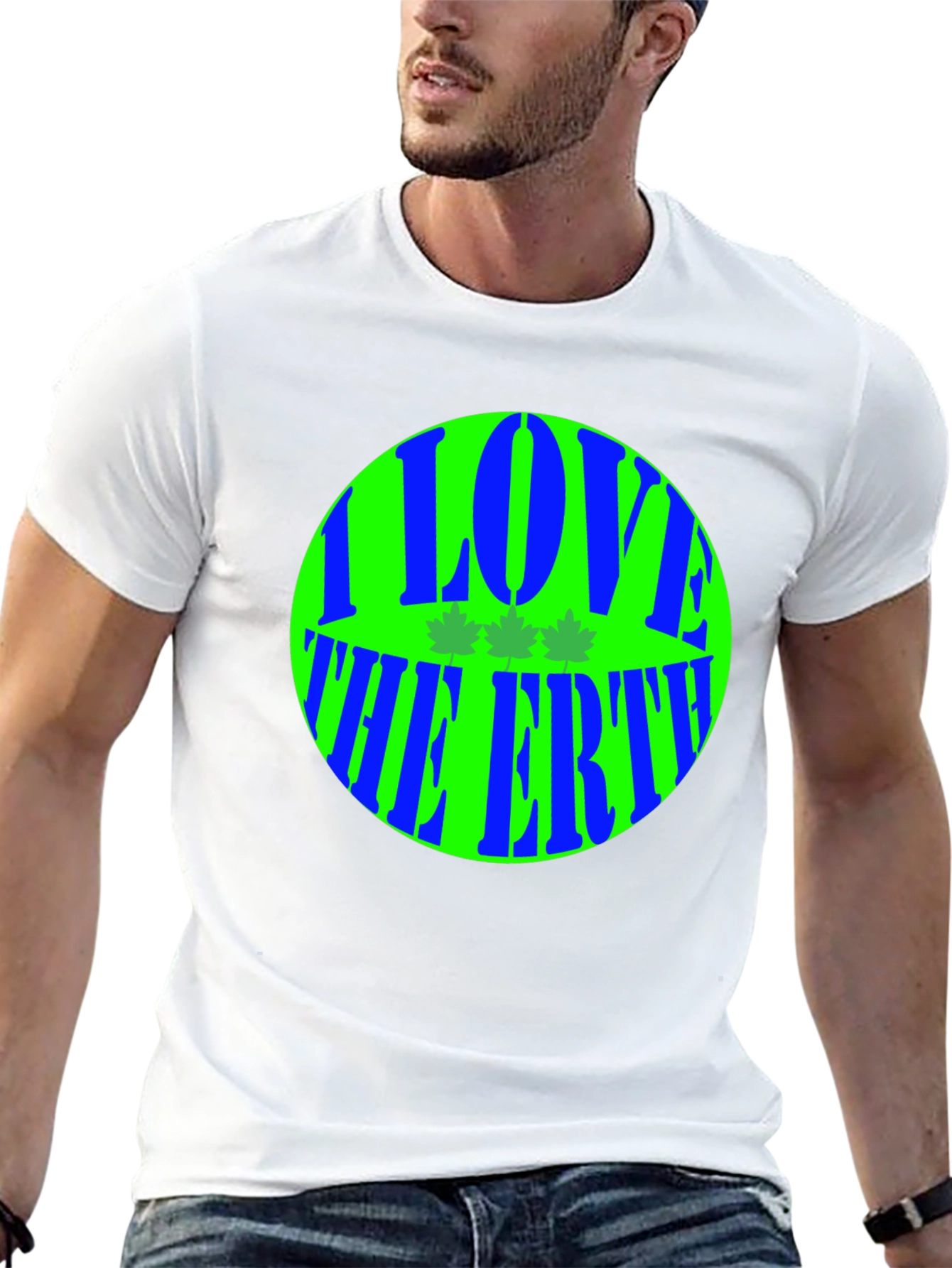 I Love The Earth Graphic T-Shirt