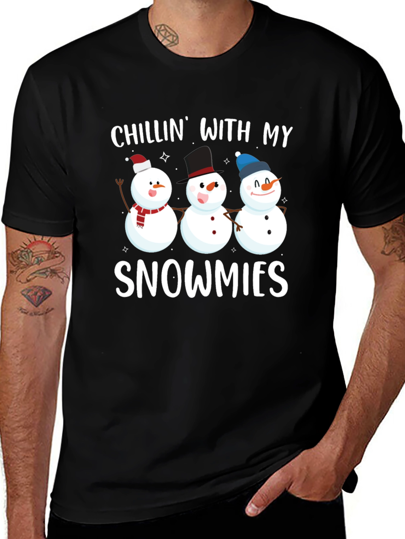 Chillin with My Snowmies Graphic Tee