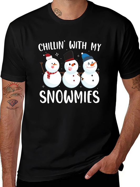 Chillin with My Snowmies Graphic Tee