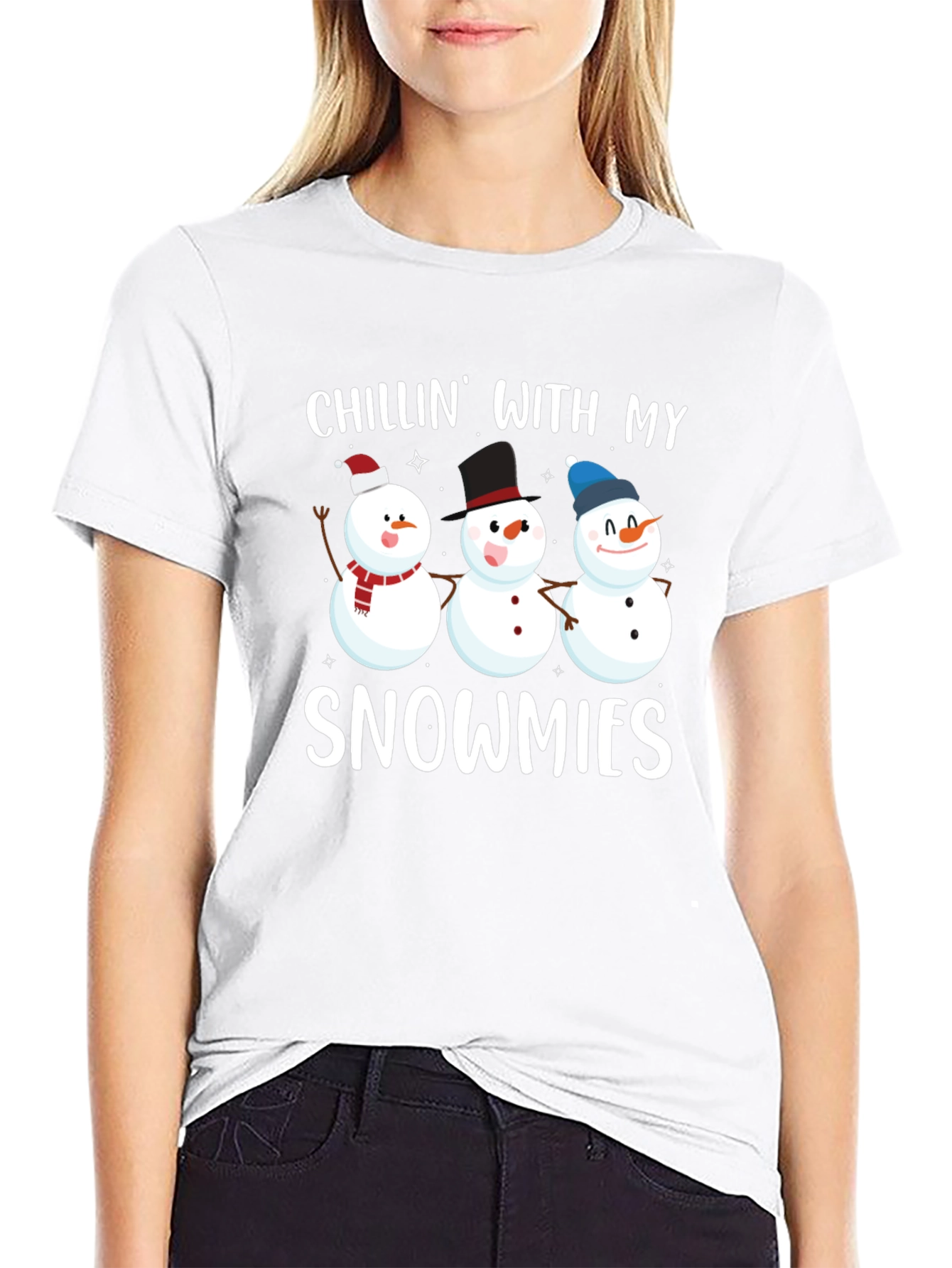 Chillin with My Snowmies Graphic Tee